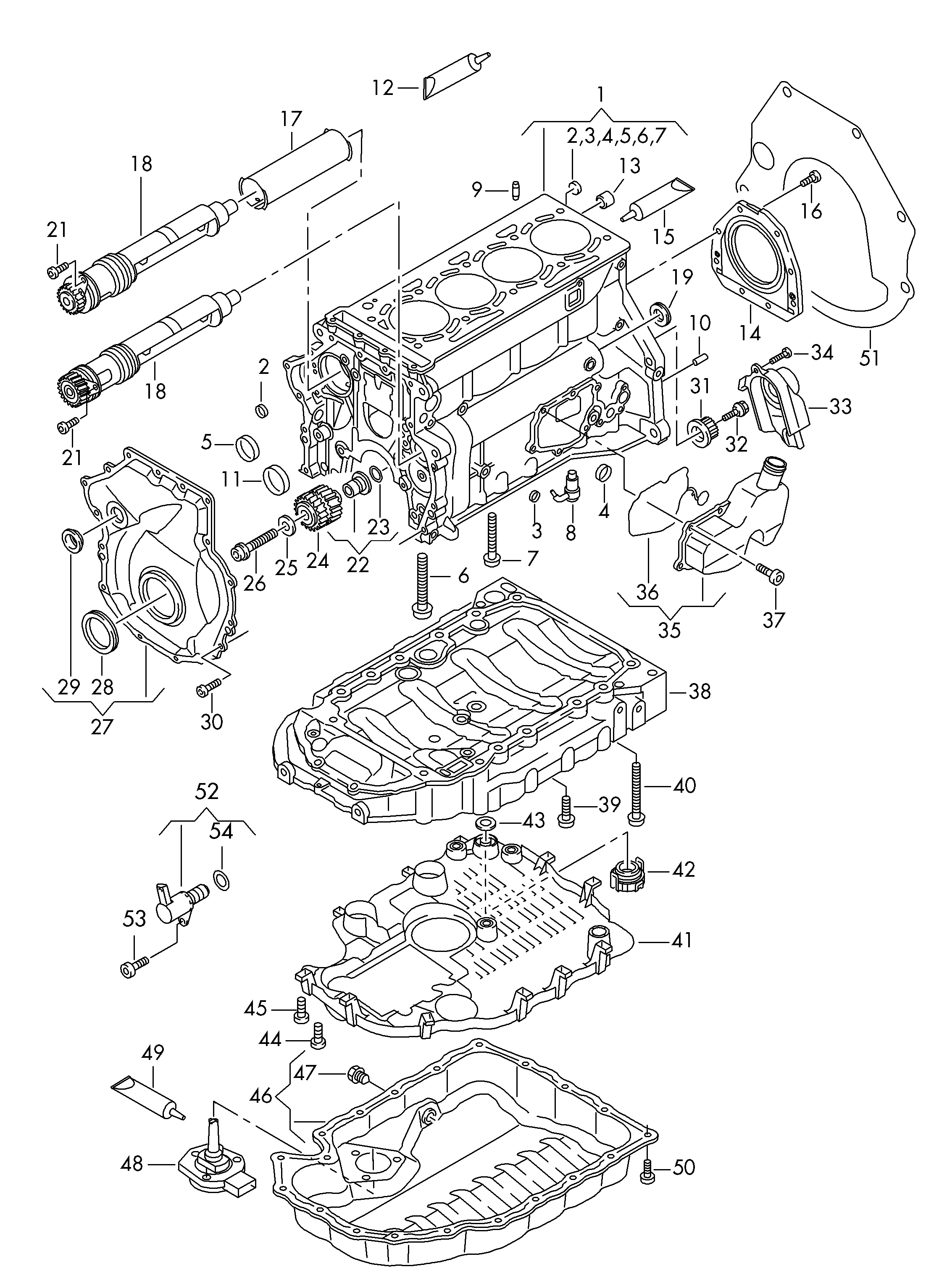 Skoda 06L 103 085 B - Akselitiiviste, kampiakseli parts5.com