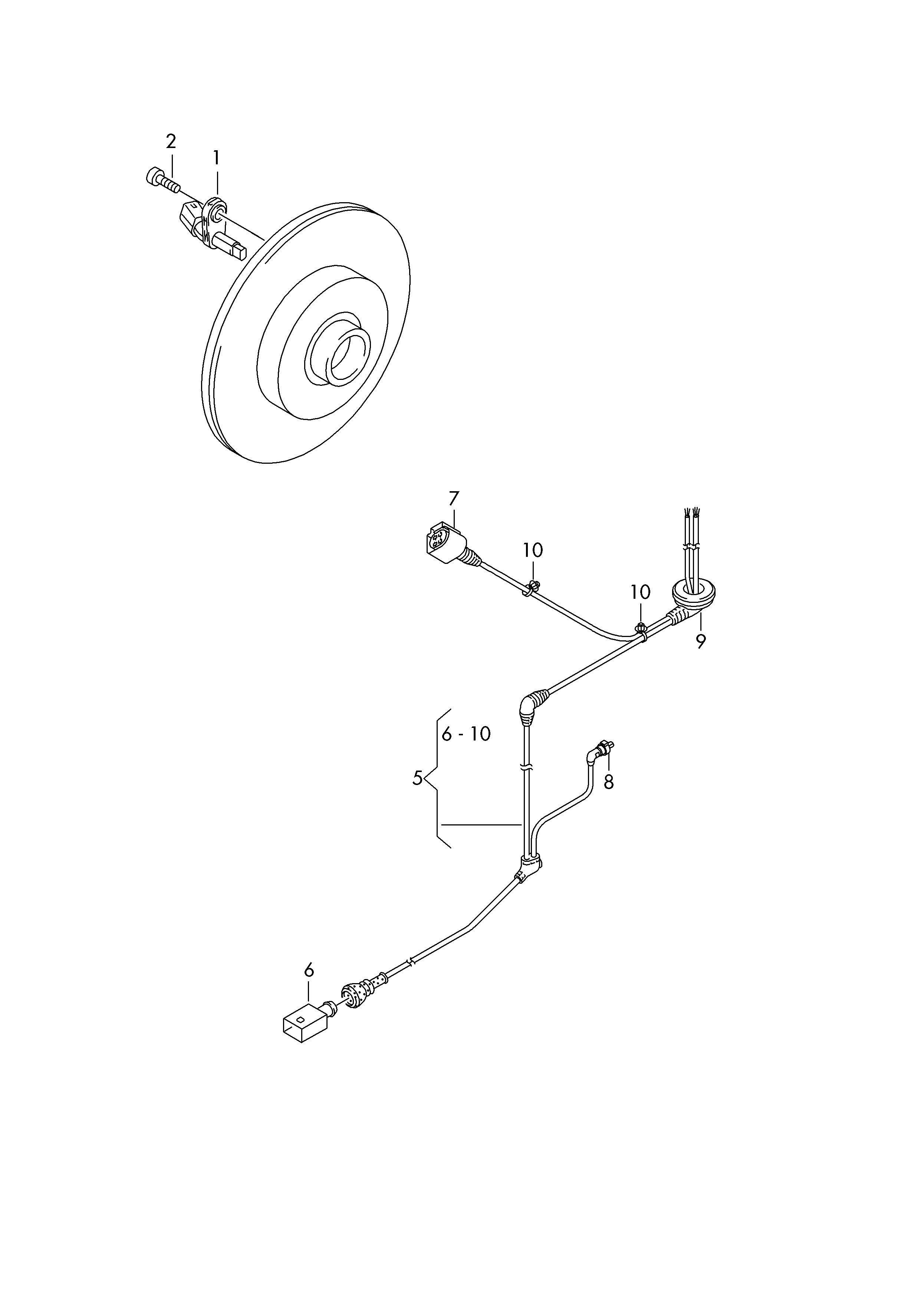 Skoda WHT 003 860 - Sensor, wheel speed parts5.com