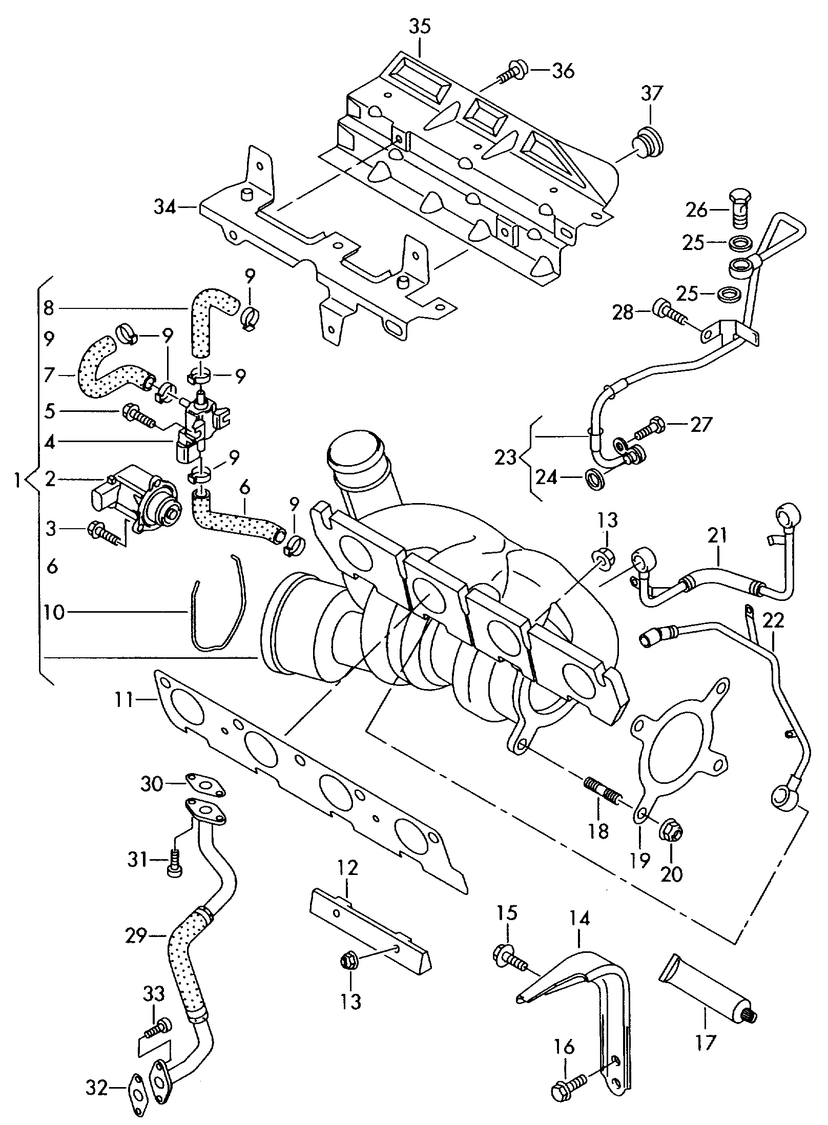 VAG 06F253039F - Прокладка, выпускной коллектор parts5.com