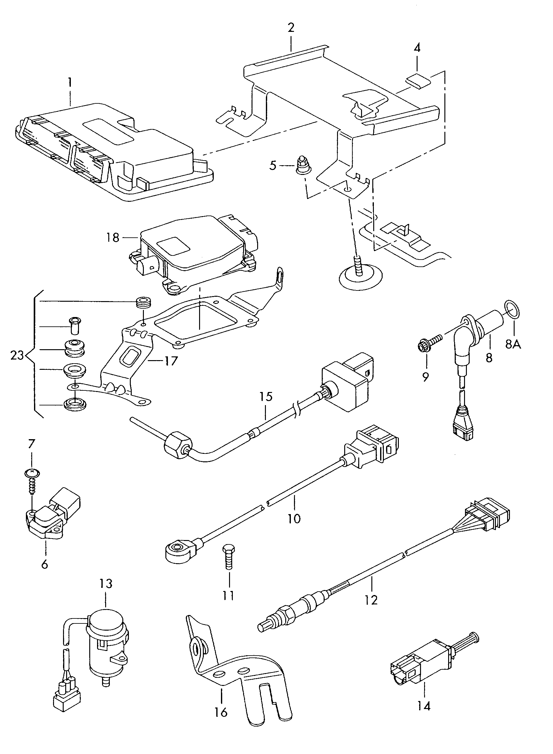 VAG 06E905376A - Knock Sensor parts5.com