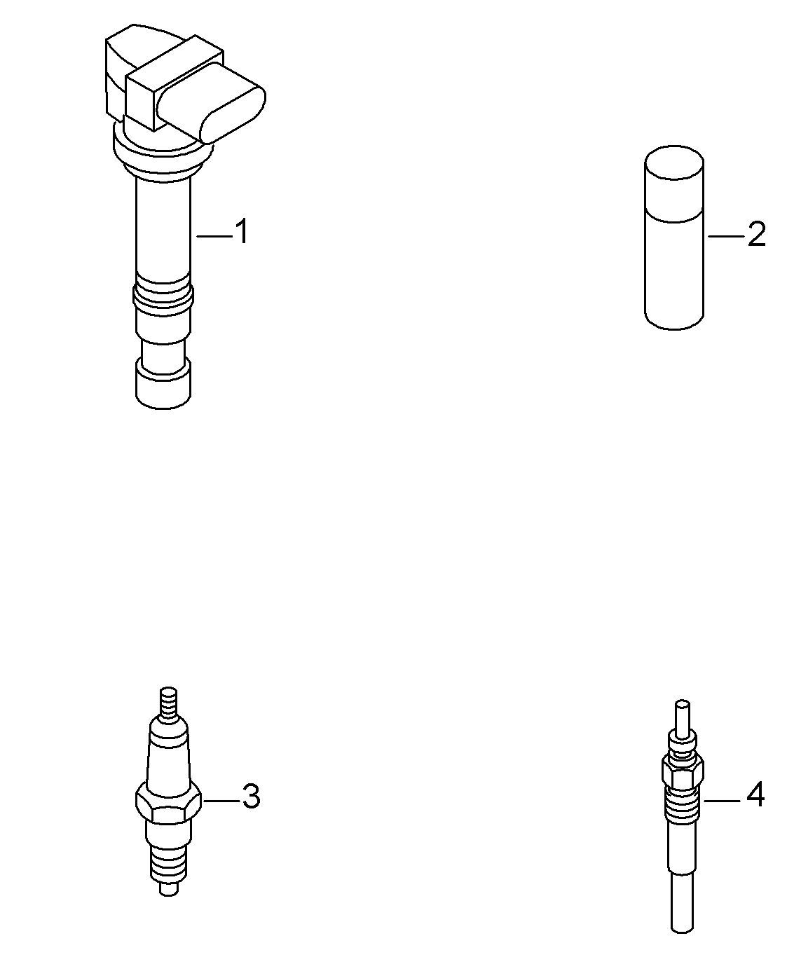 Seat 06H 905 611 - Zapalovací svíčka parts5.com