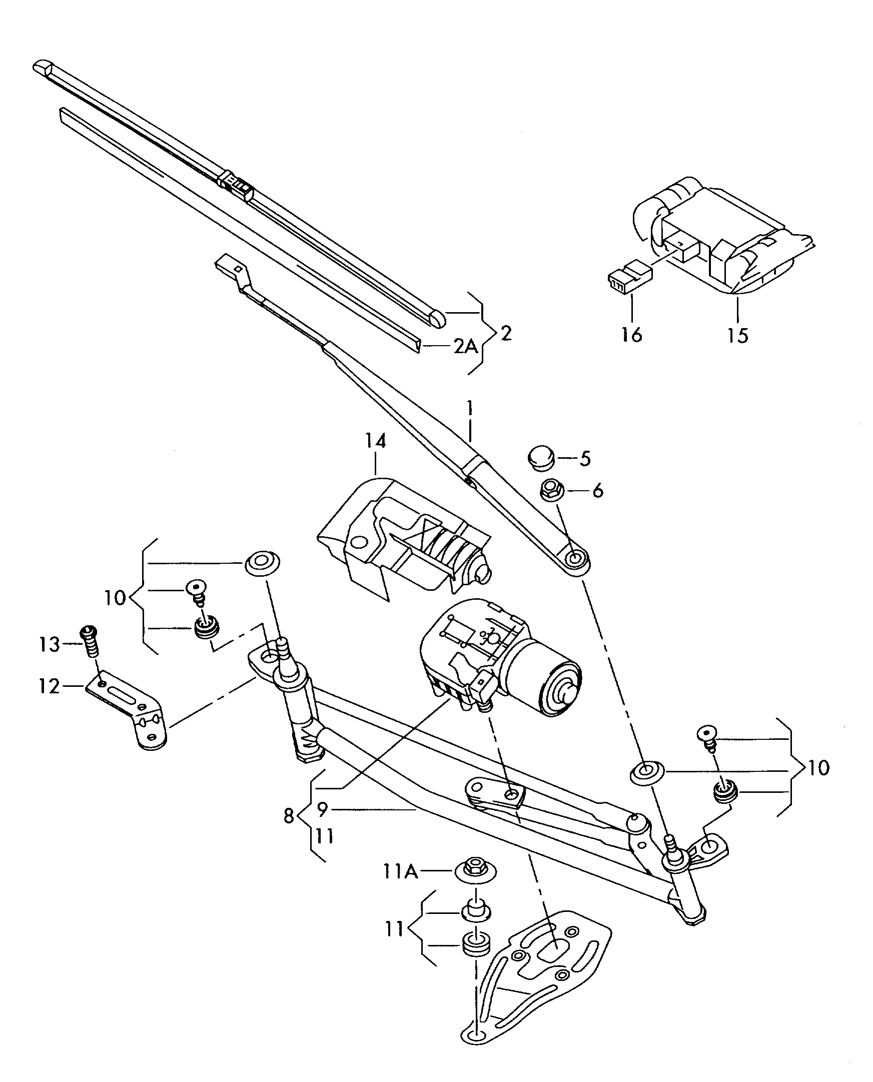 VAG 1 J0 973 724 - Liitinkotelo parts5.com