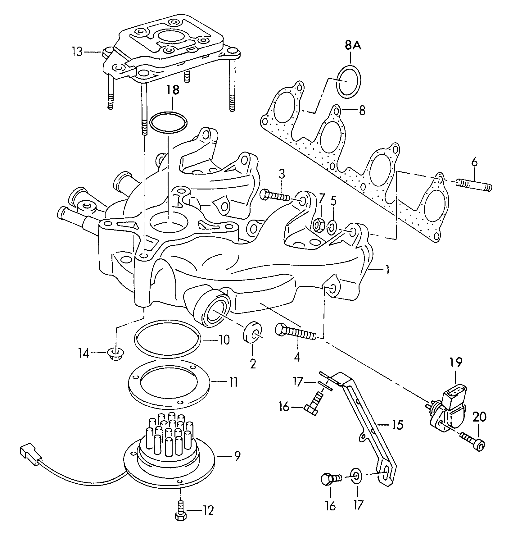 AUDI N 011 525 20 - Timing Belt Set parts5.com