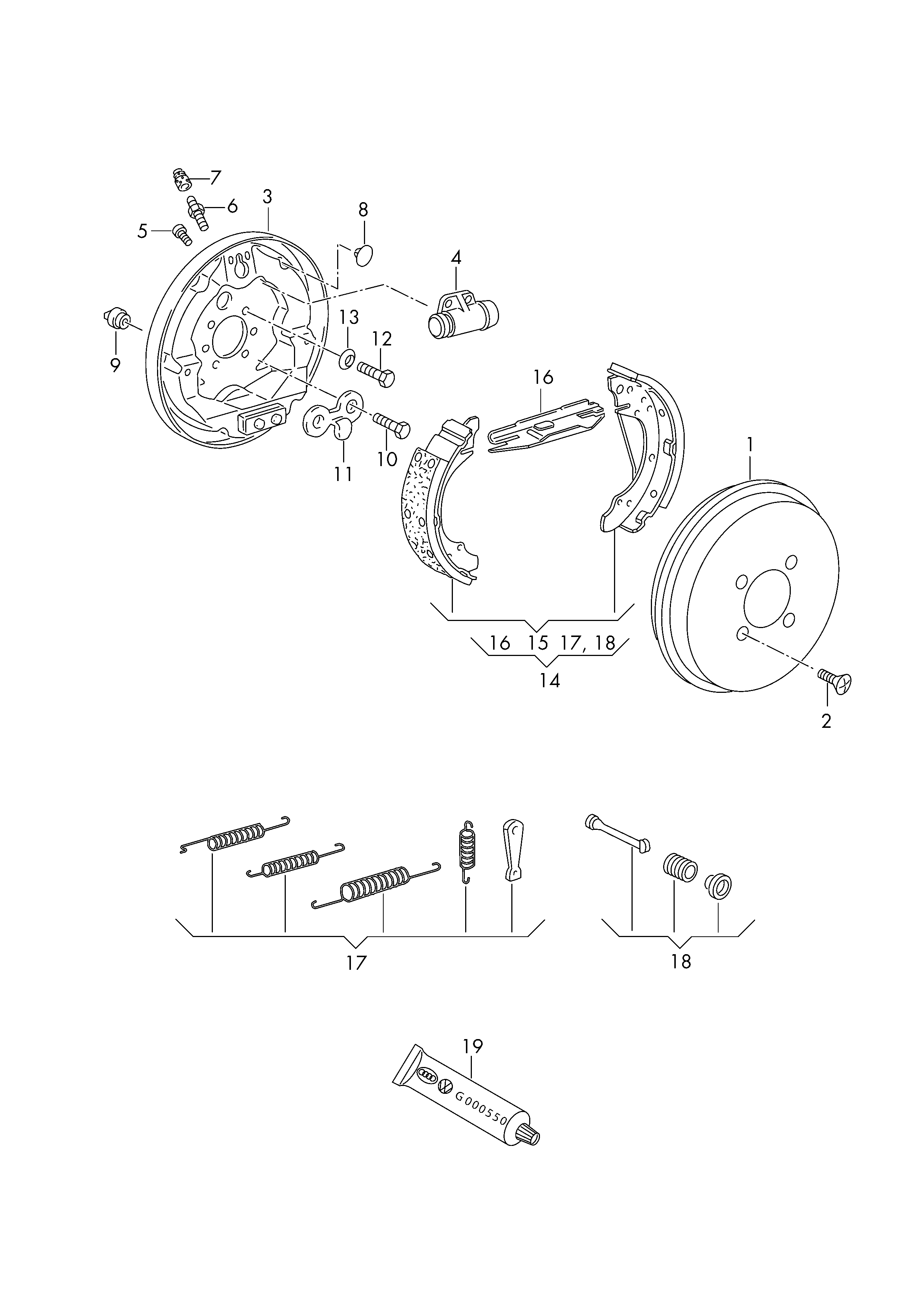 AUDI 6Q0 611 053 C - Wheel Brake Cylinder parts5.com