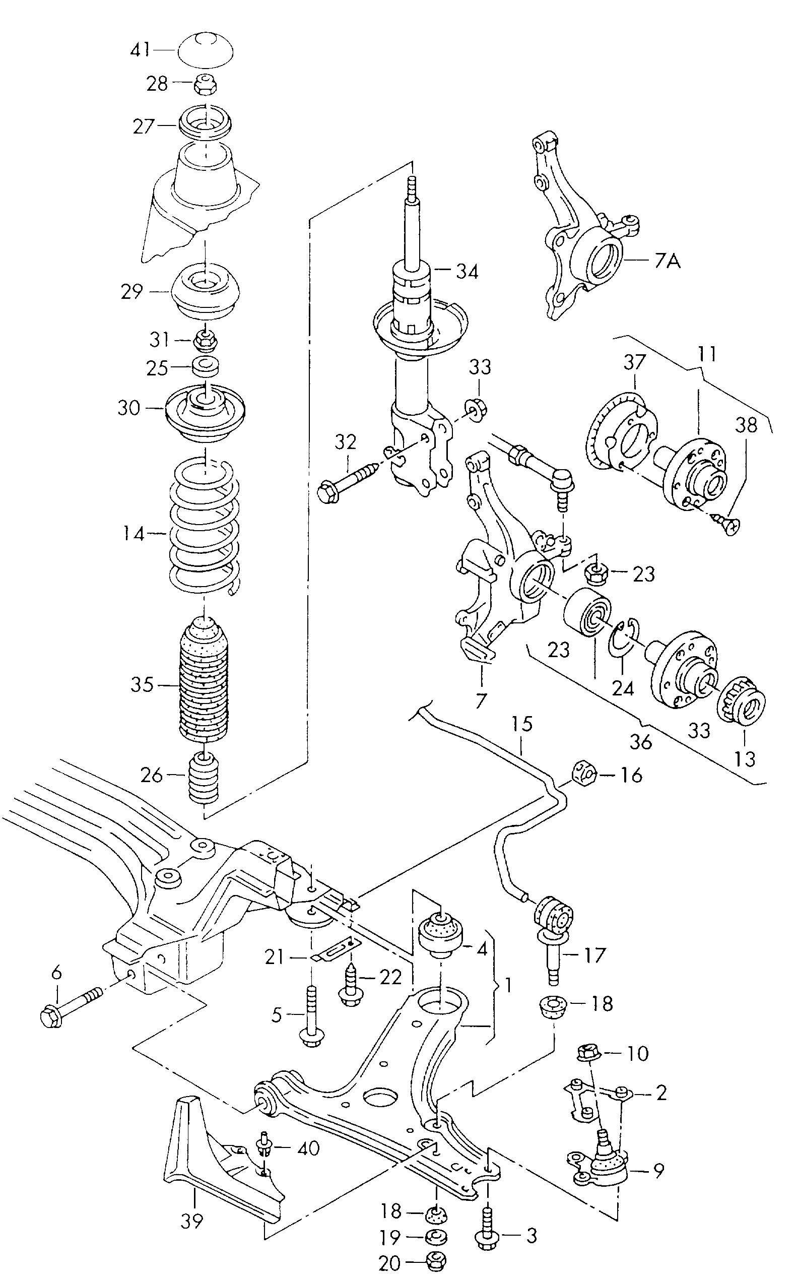 VAG 357413175A - Ochranná sada proti prachu, tlumič pérování parts5.com