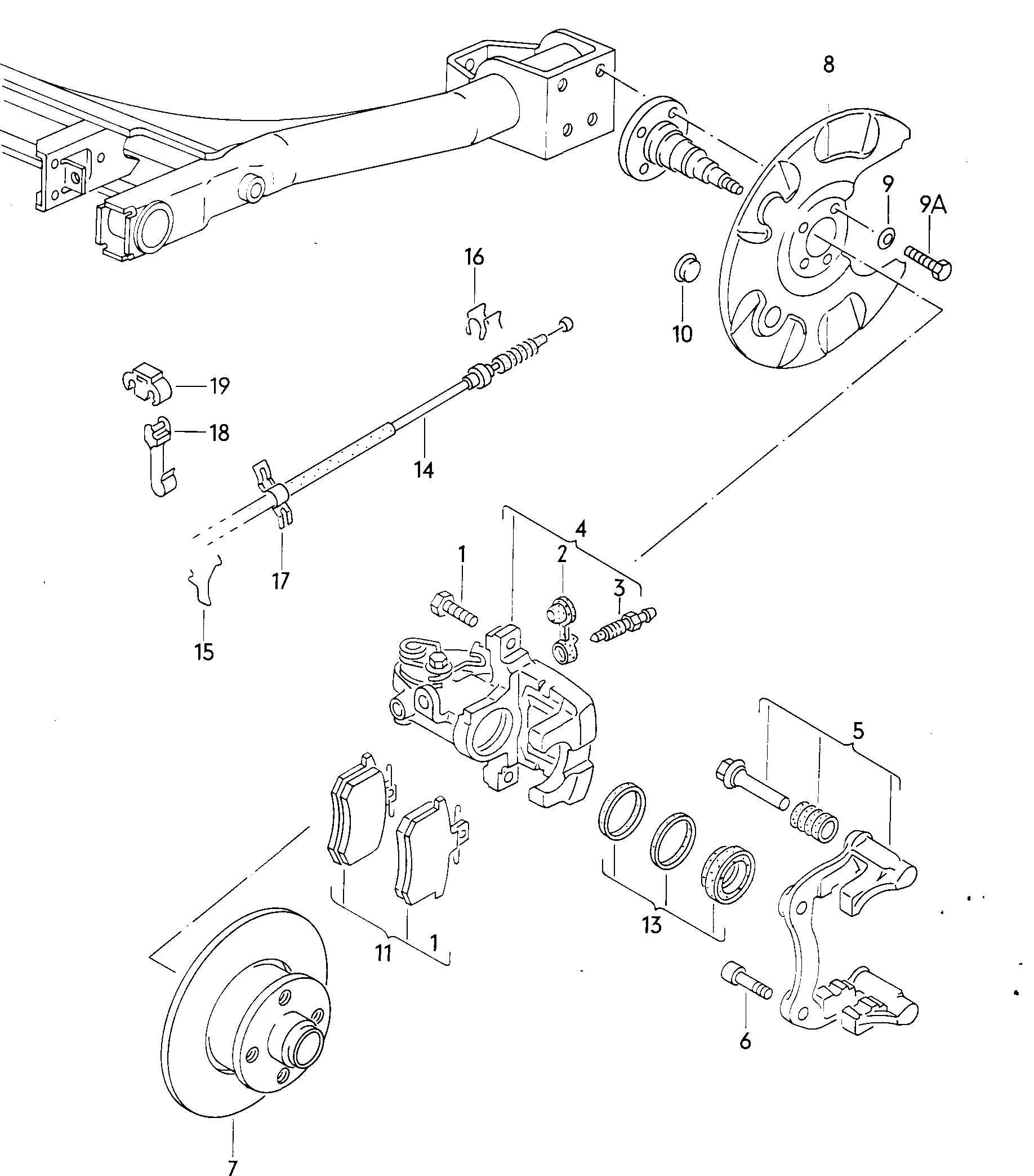 VAG 535 615 423 X - Bremssattel parts5.com