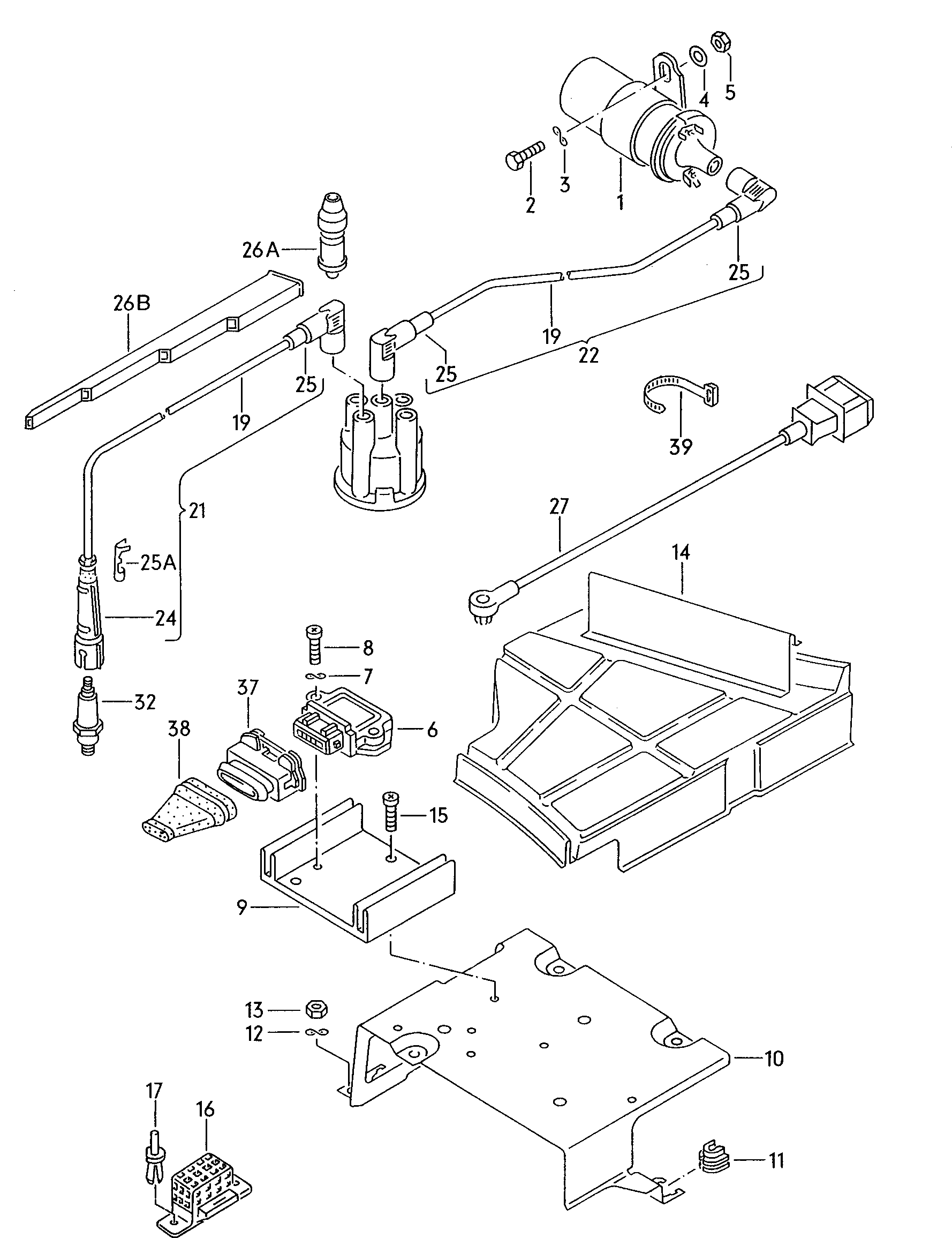 AUDI 191 911 261 C - Juhtseade,hõõgeaeg parts5.com