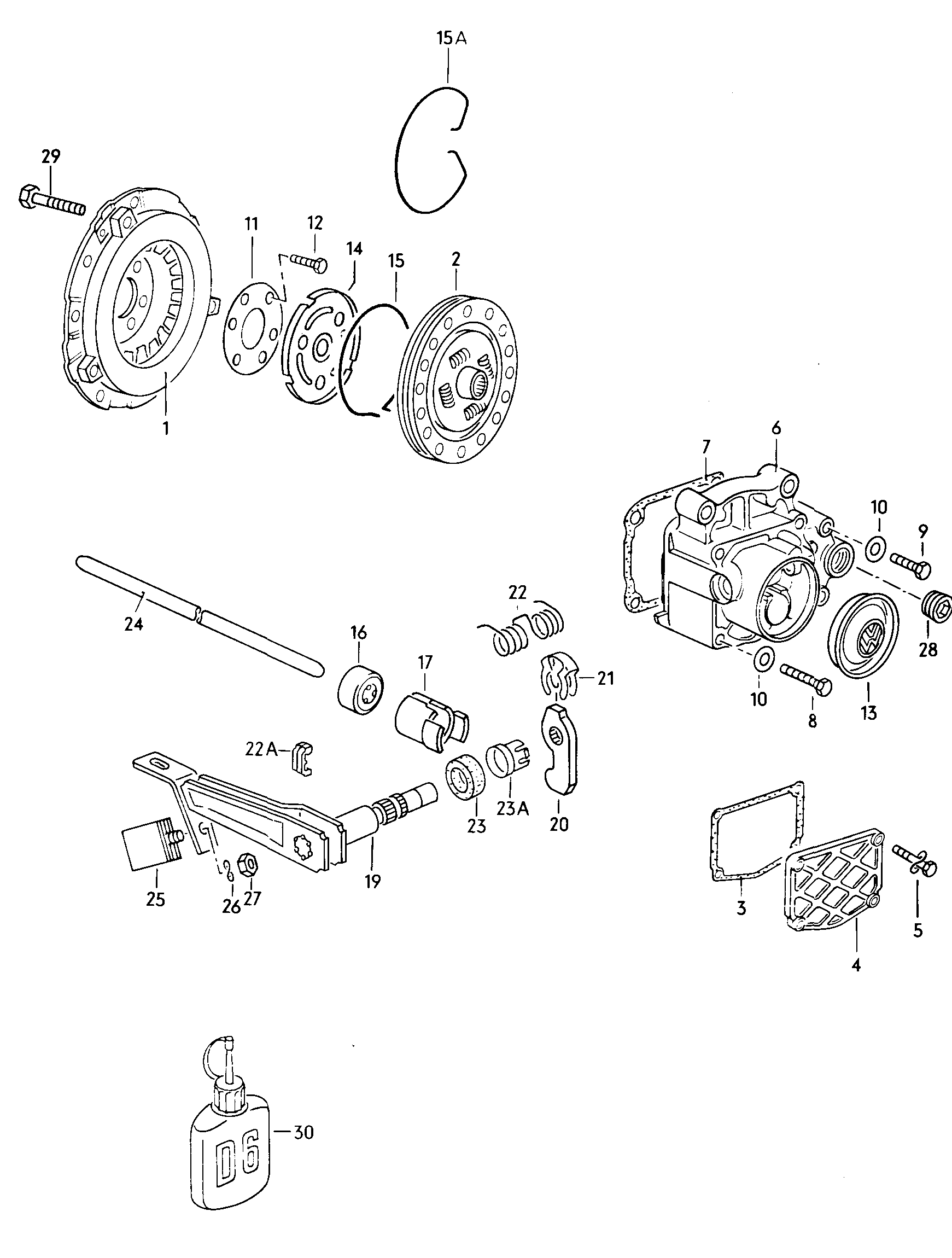 VW 020 141 165 G - Clutch Release Bearing parts5.com