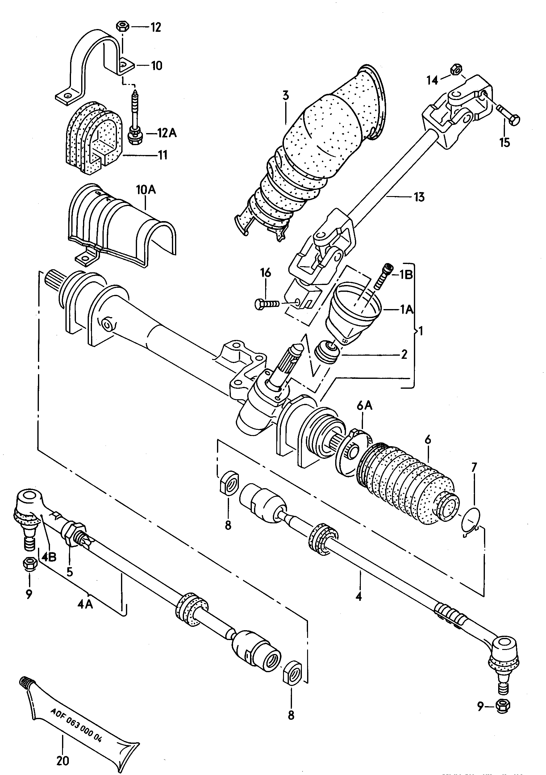 AUDI 191 419 811 - Uzun rot kafası parts5.com