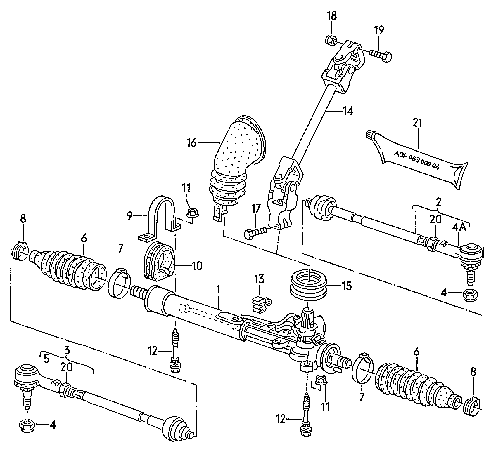 Seat 191 422 803 A - Bara directie parts5.com