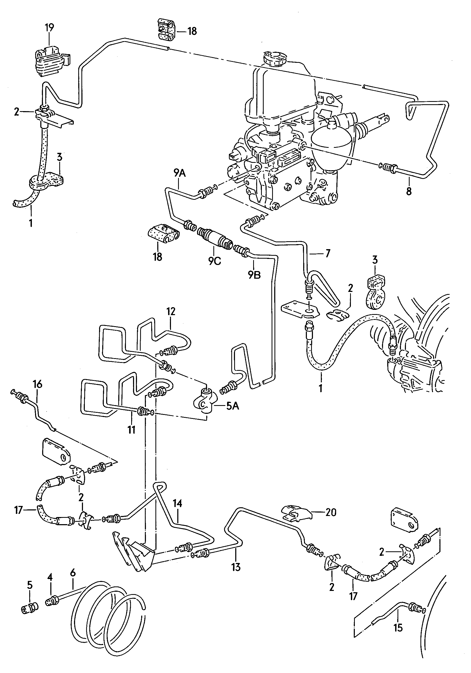 Seat 893 611 775 A - Pidurivoolik parts5.com