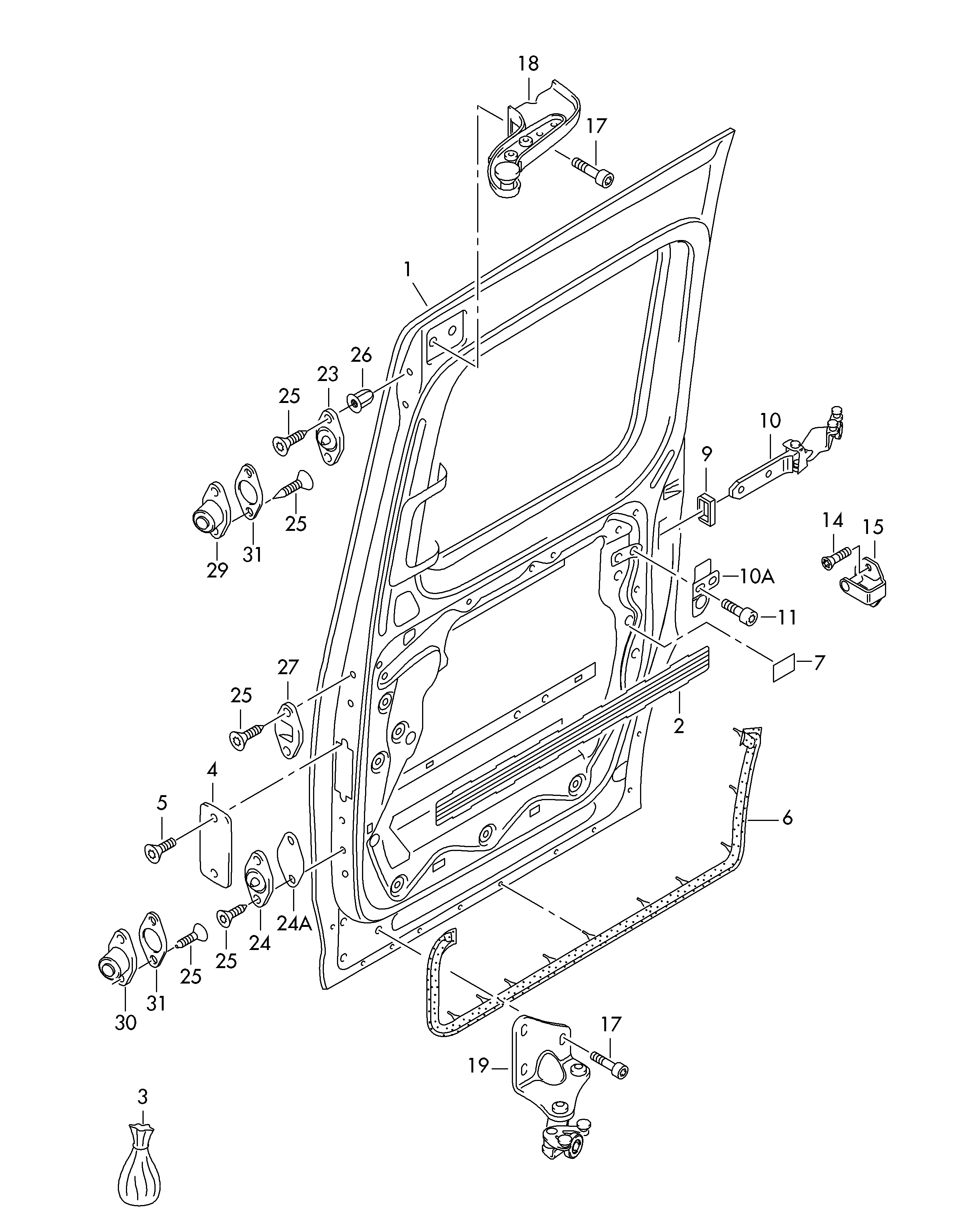 AUDI 1H0837719 - Clip parts5.com