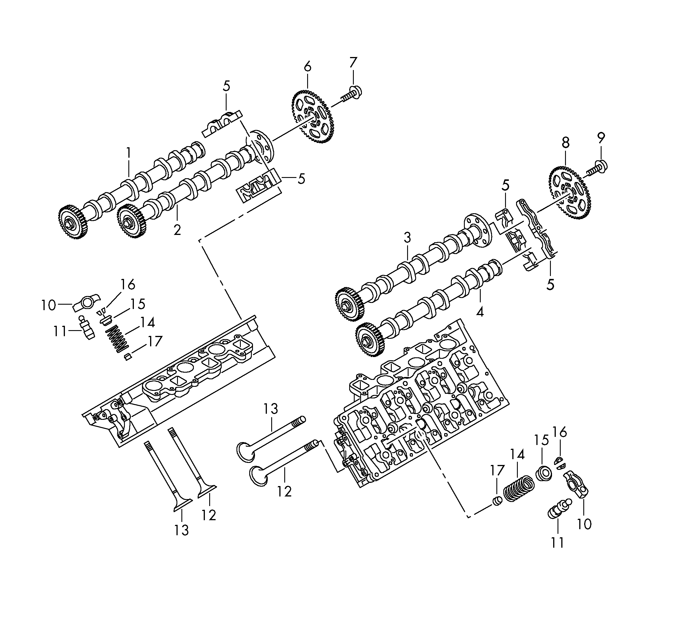 Skoda 03L 109 521 A - Culbutor supapa parts5.com