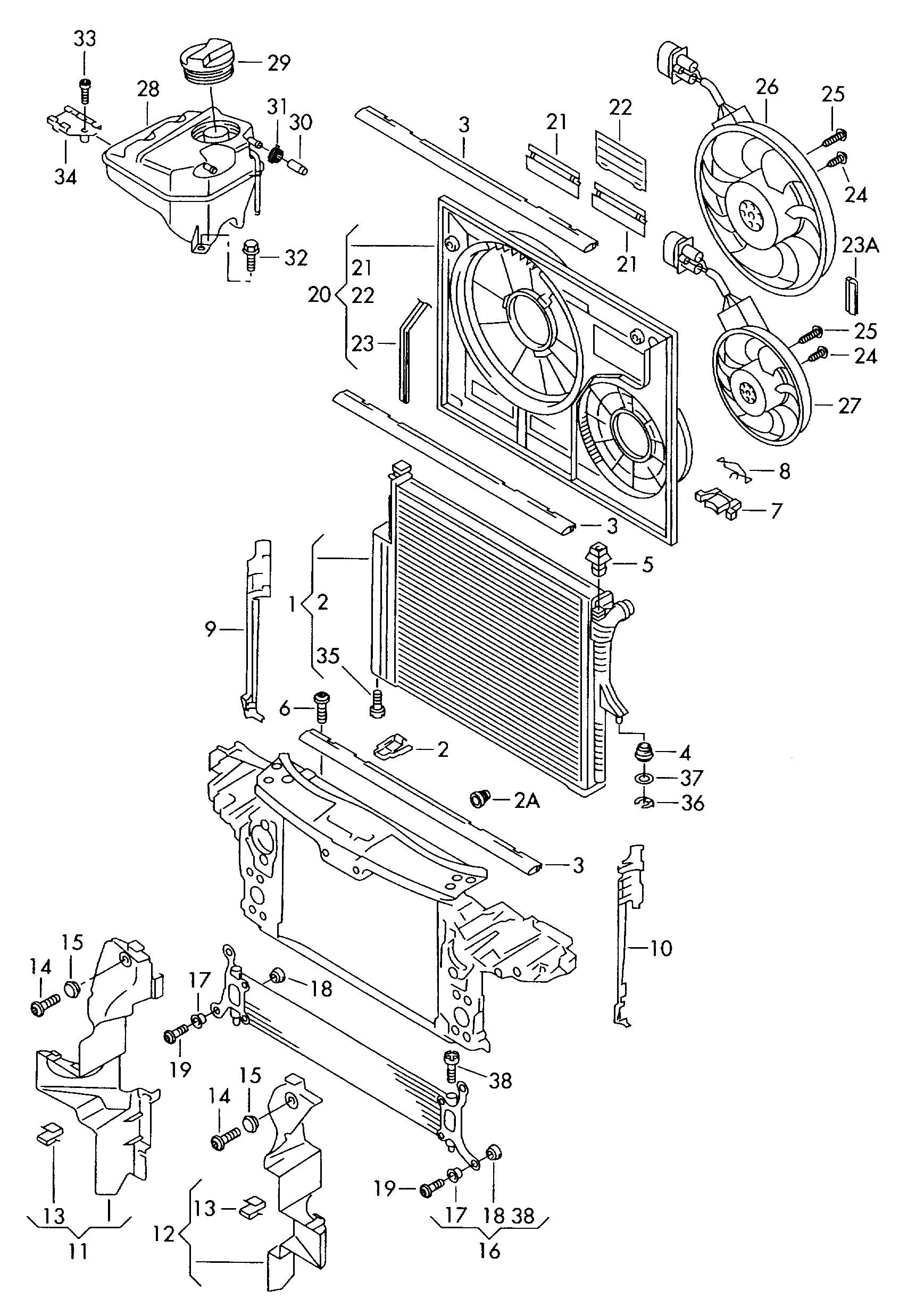 AUDI 1J0 121 321 B - Sealing Cap, coolant tank parts5.com