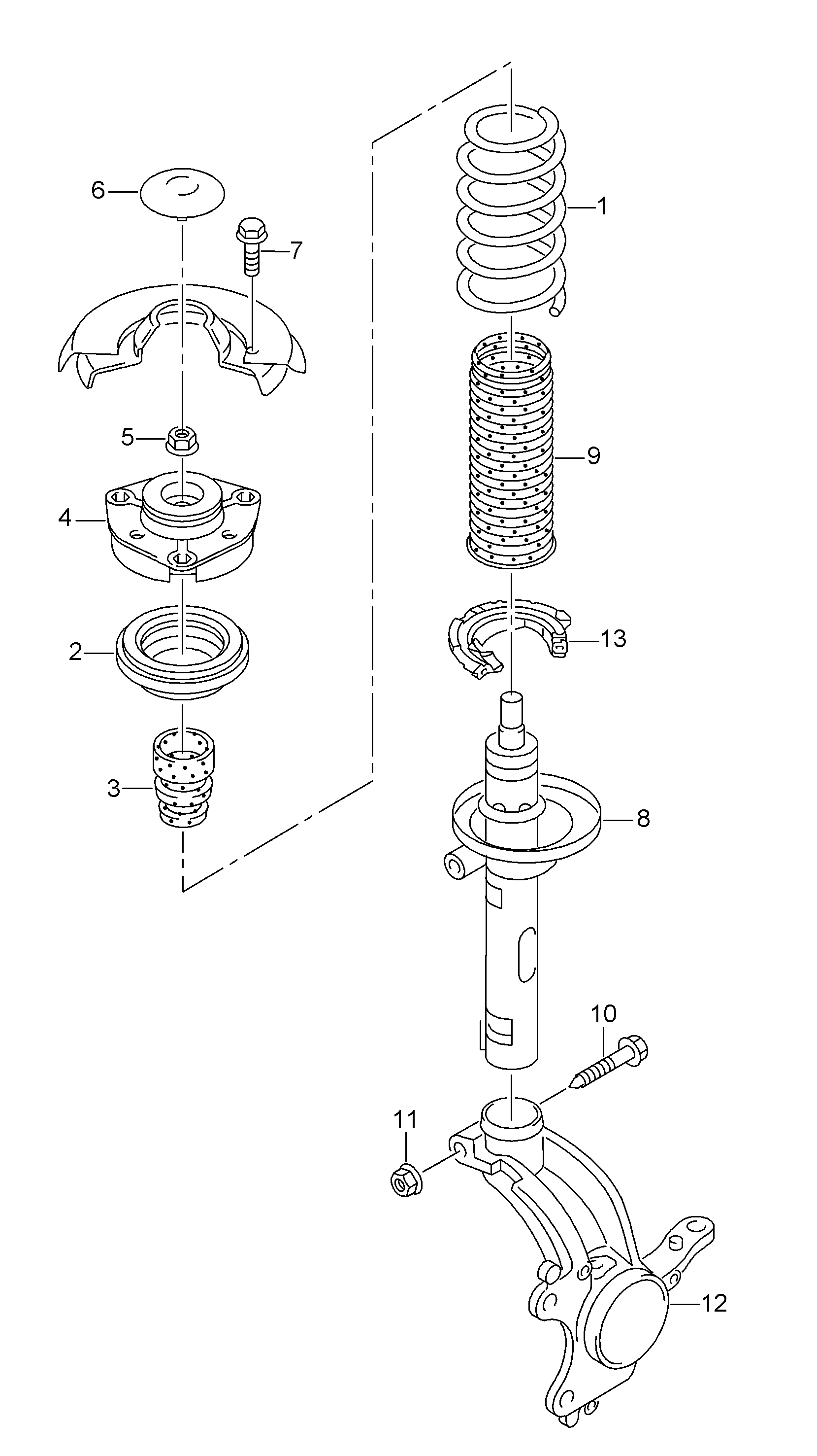 VAG 5Q0413023FH - Амортисьор parts5.com