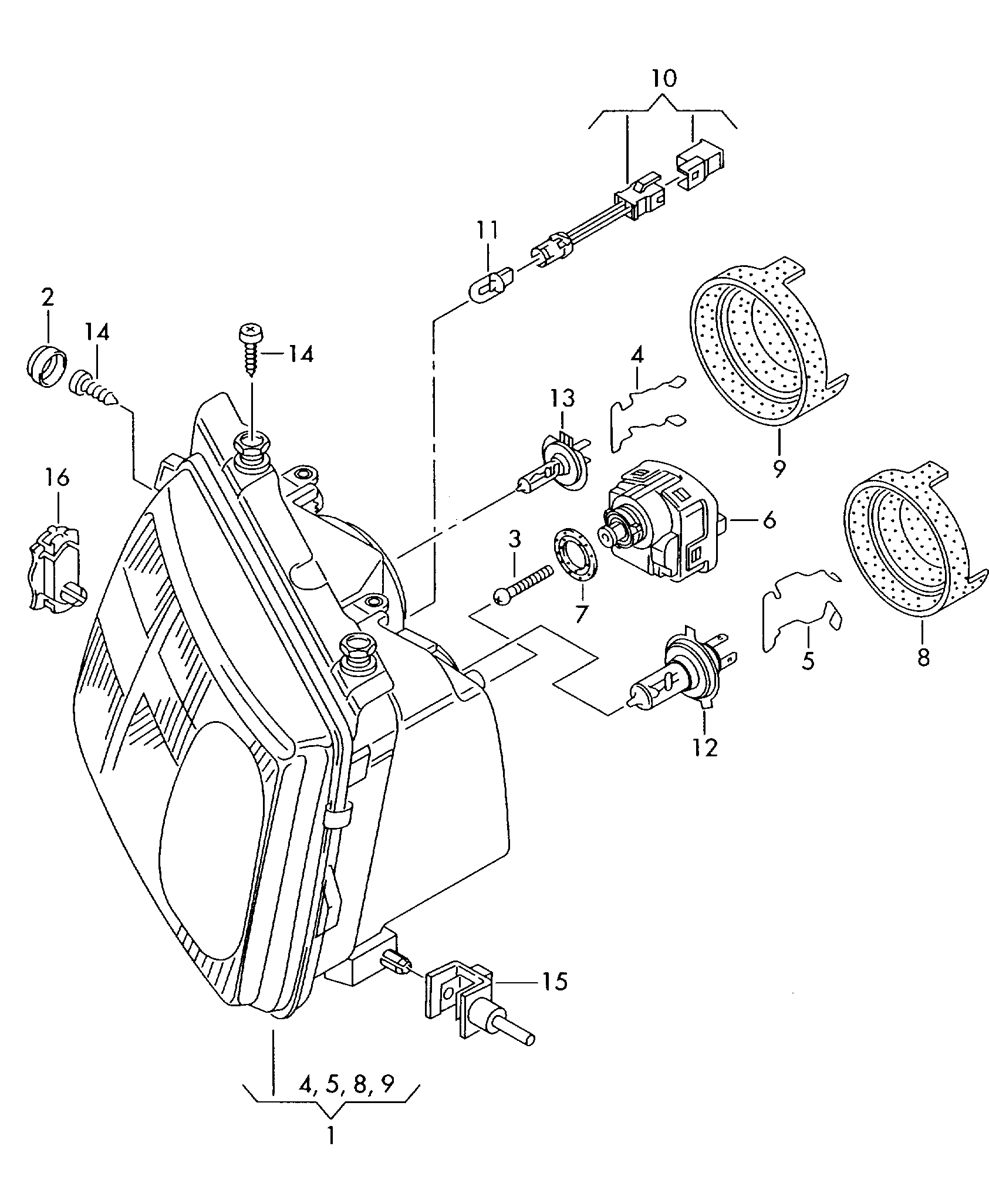 VW 3B0 941 017 K - Far parts5.com