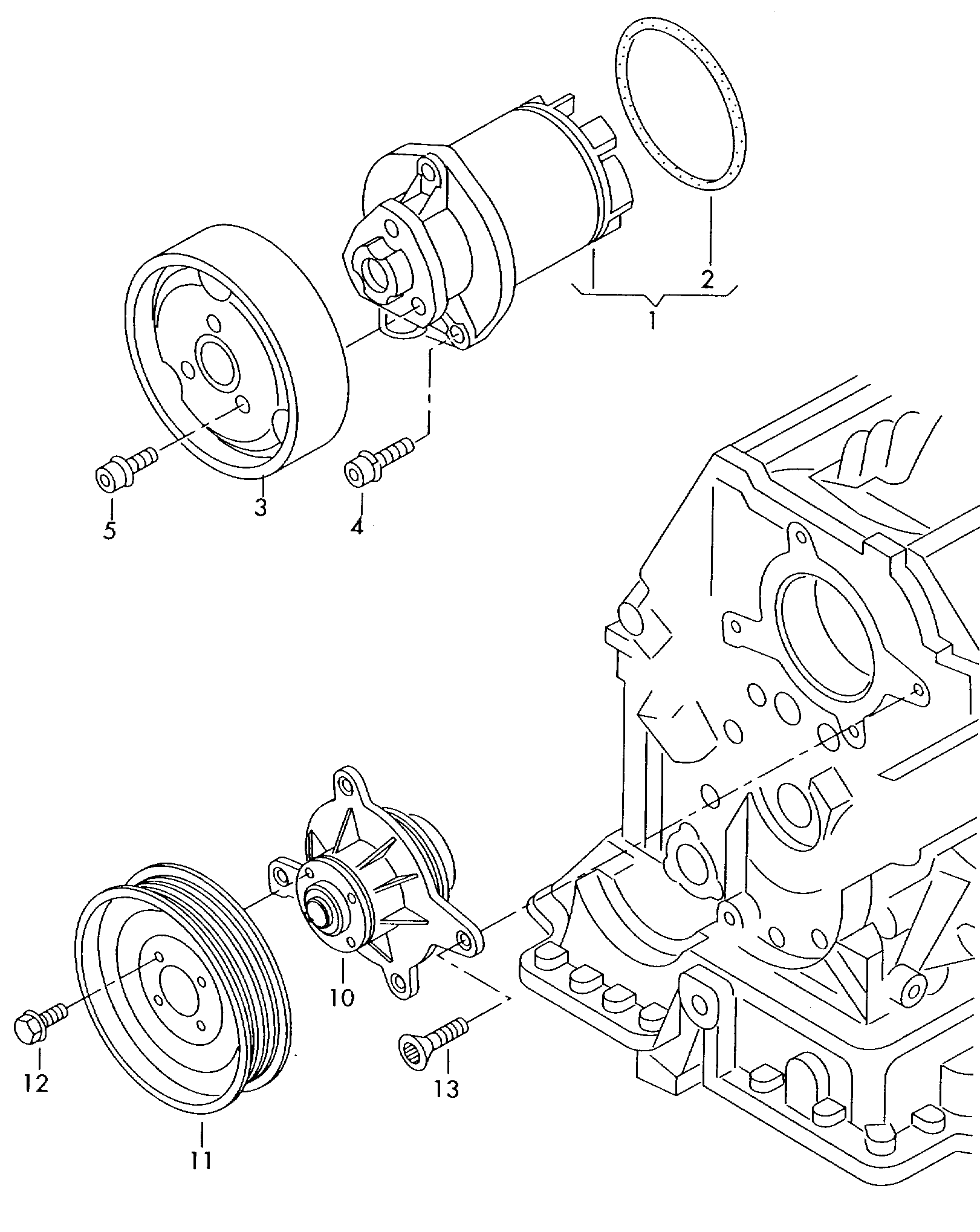 Seat 066121011D - Αντλία νερού parts5.com