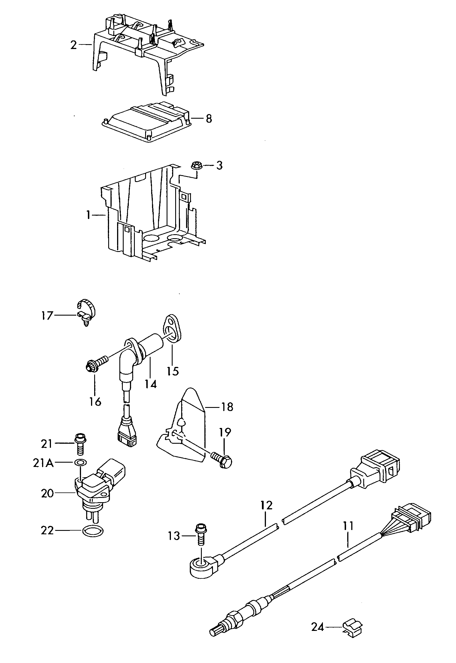 AUDI 038 957 147 F - Sensor, posición arbol de levas parts5.com