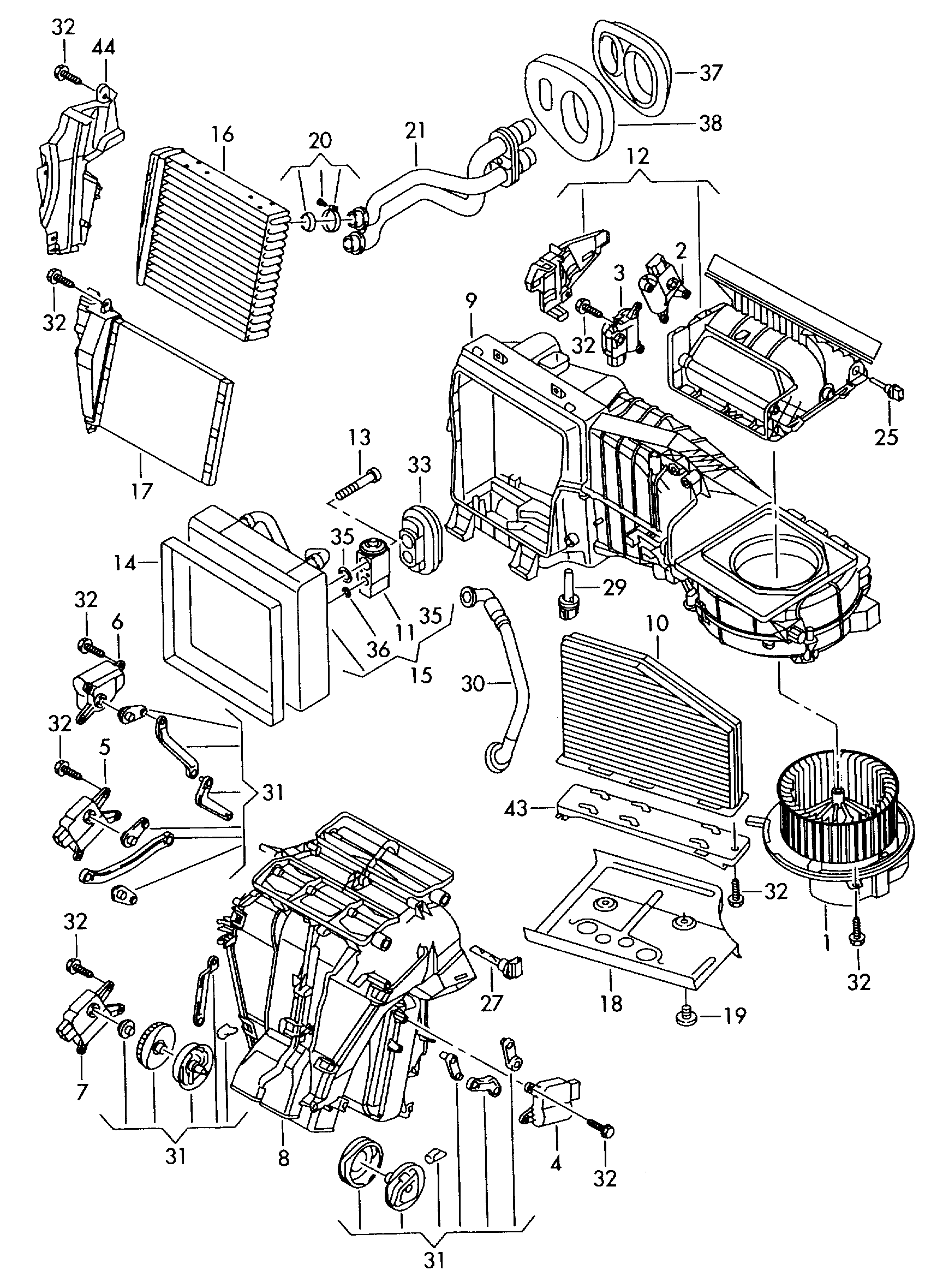 Skoda 3C0 907 511D - Control, blending flap parts5.com