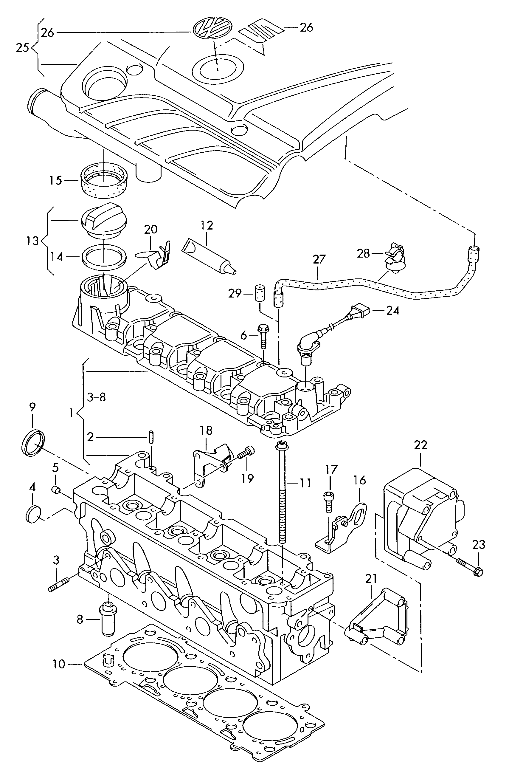 VAG N  0119143 - Bouchon de dilatation parts5.com