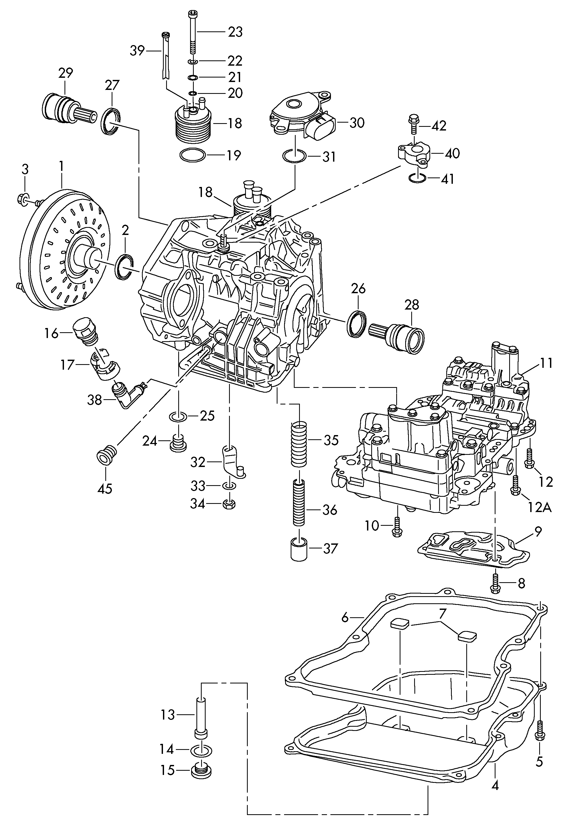 Skoda 09K 321 243 - Shaft Seal, automatic transmission parts5.com