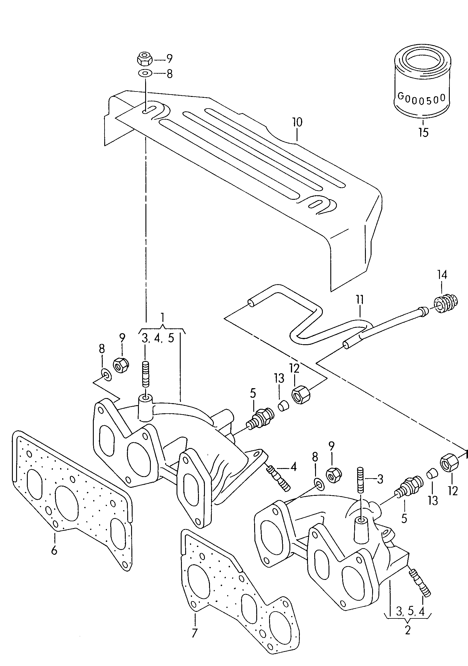 VAG N 902 889 01 - Zaporni vijak, korito za ulje parts5.com