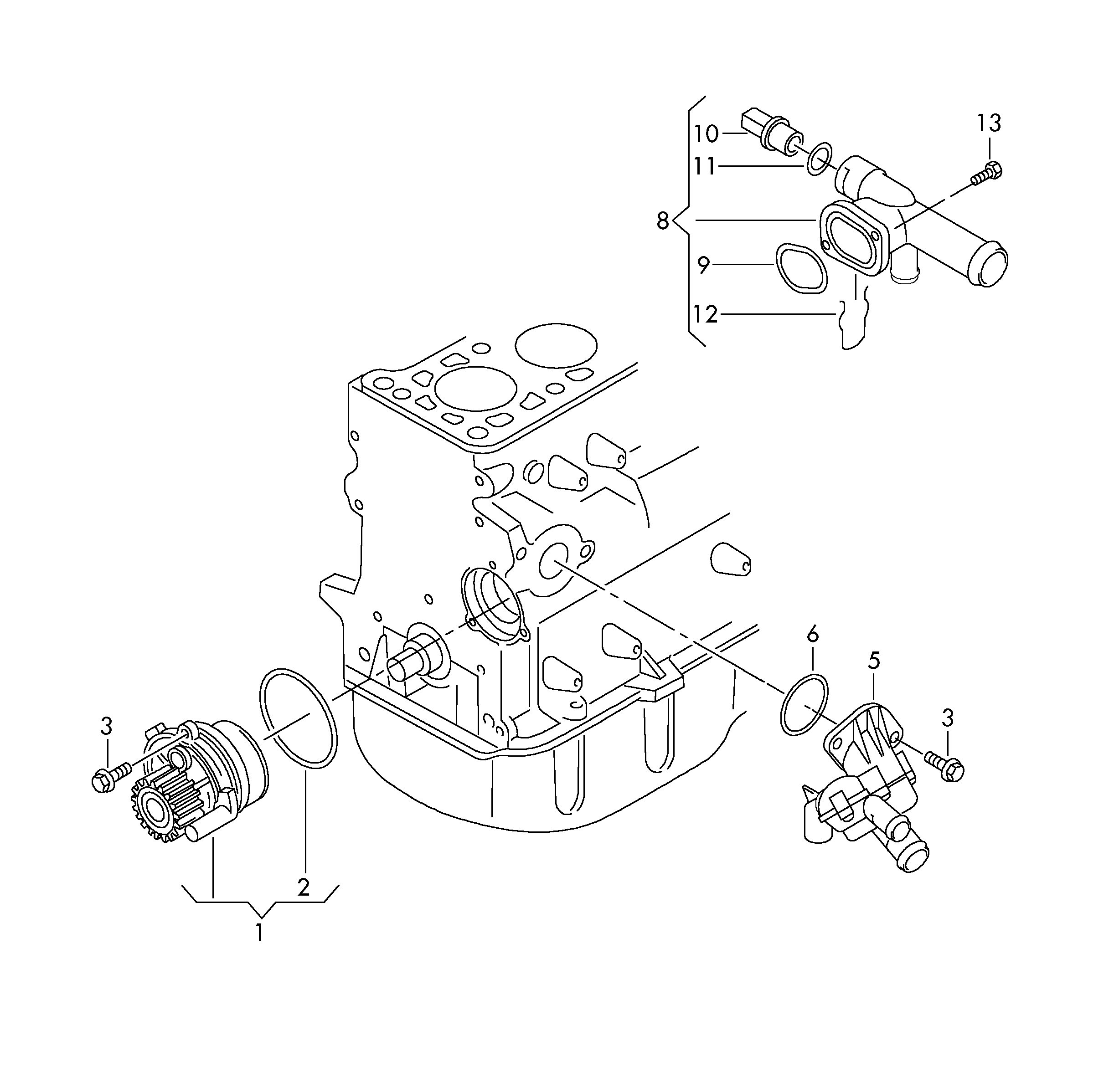 Seat 03L 121 011Q - Pumpa za vodu parts5.com