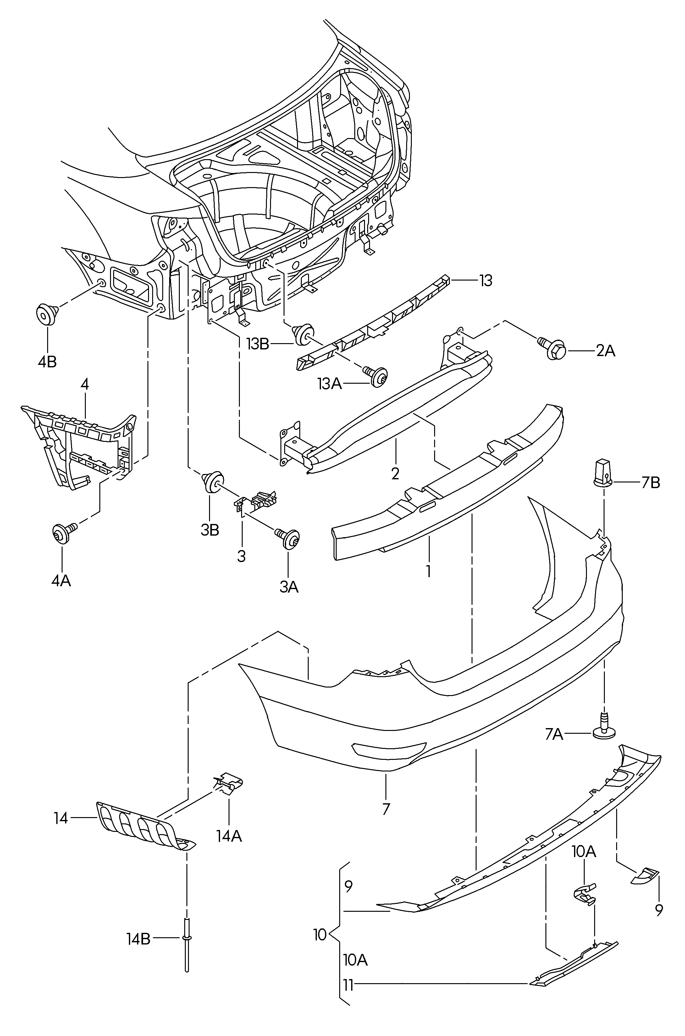 Porsche N  10621301 - Clip, listón parts5.com