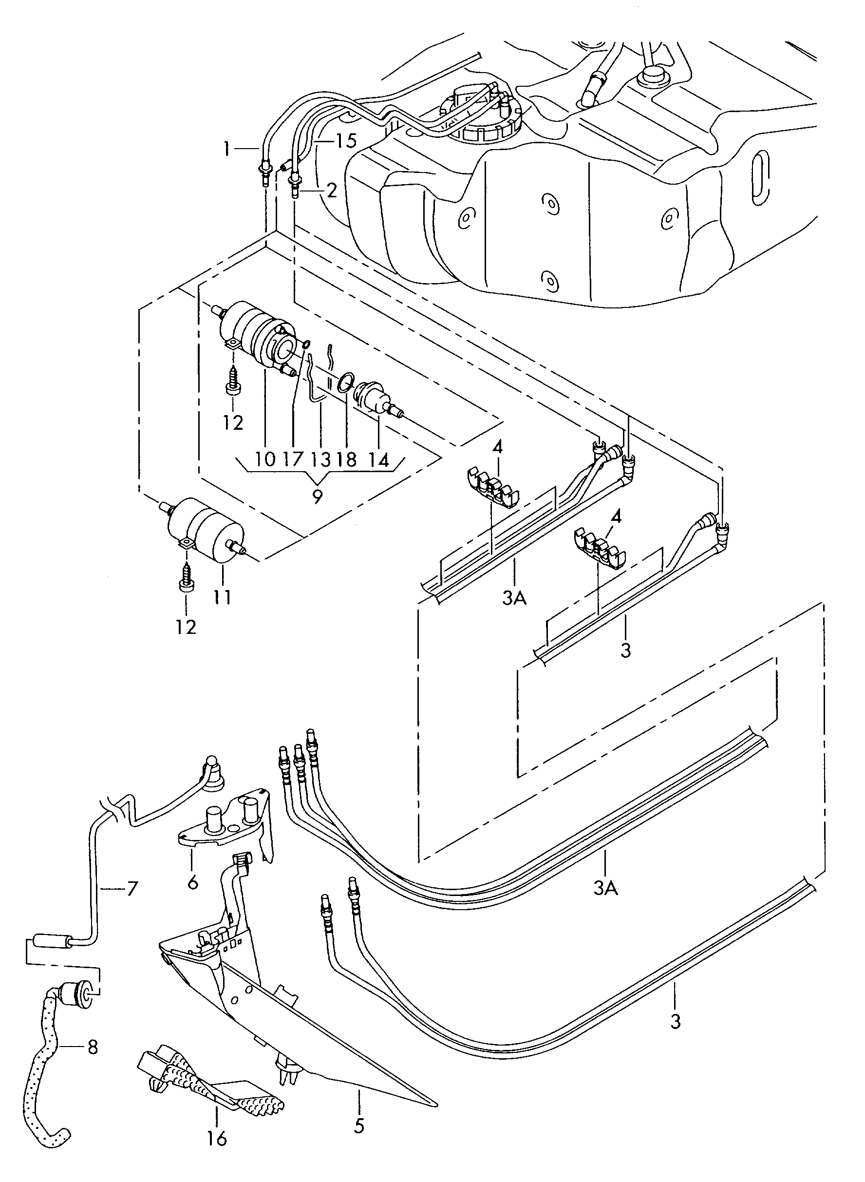 VW 6Q0201559A - Üzemanyagszűrő parts5.com