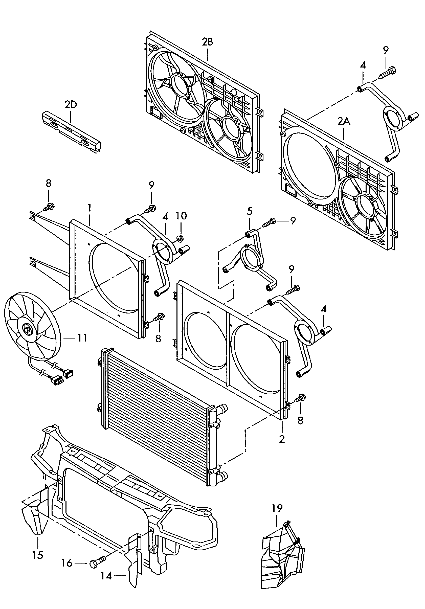 VAG 1J0121206C - Fan, radiator parts5.com