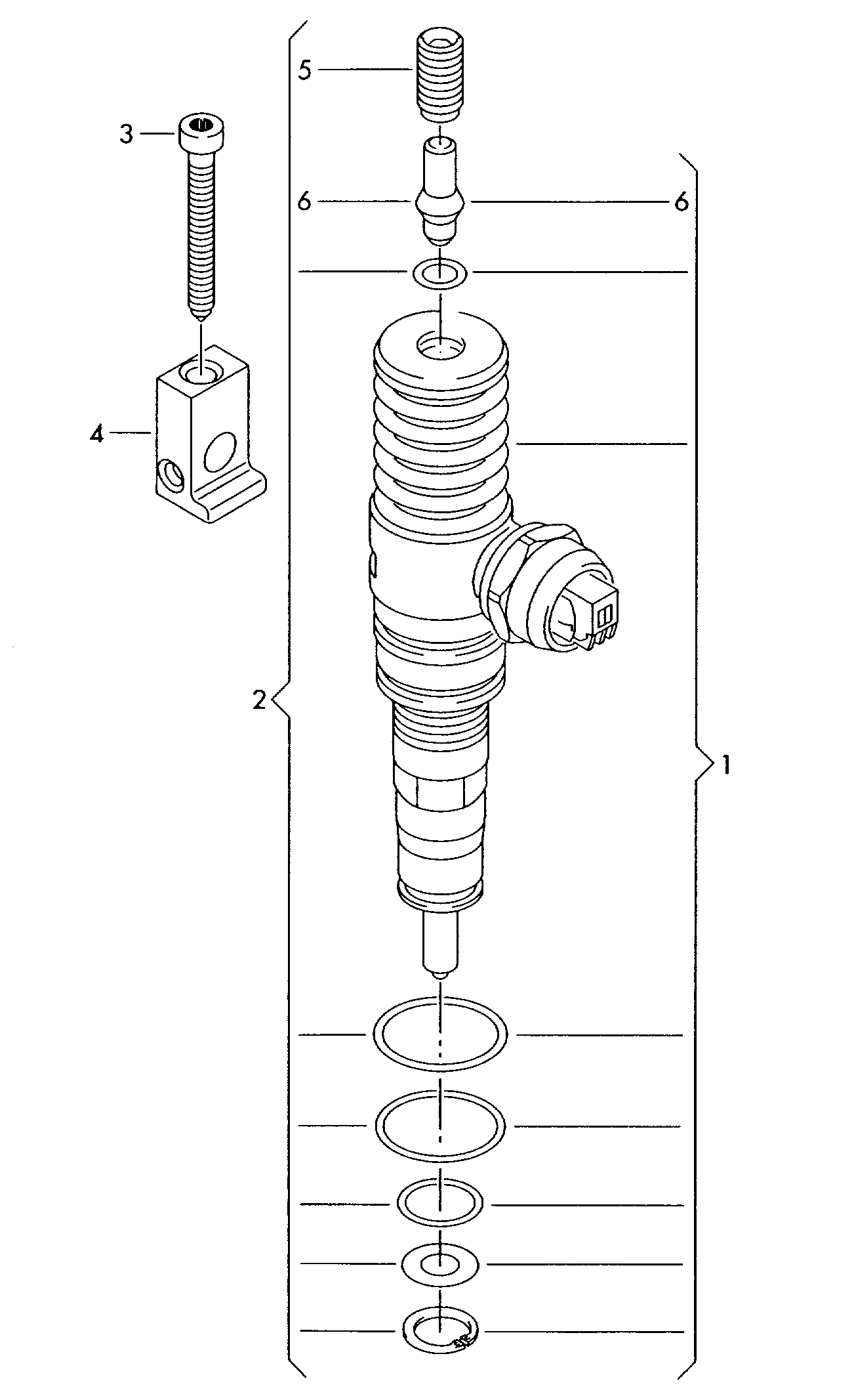 VW 070 103 385 A - Surub ajustare pompa injectie parts5.com