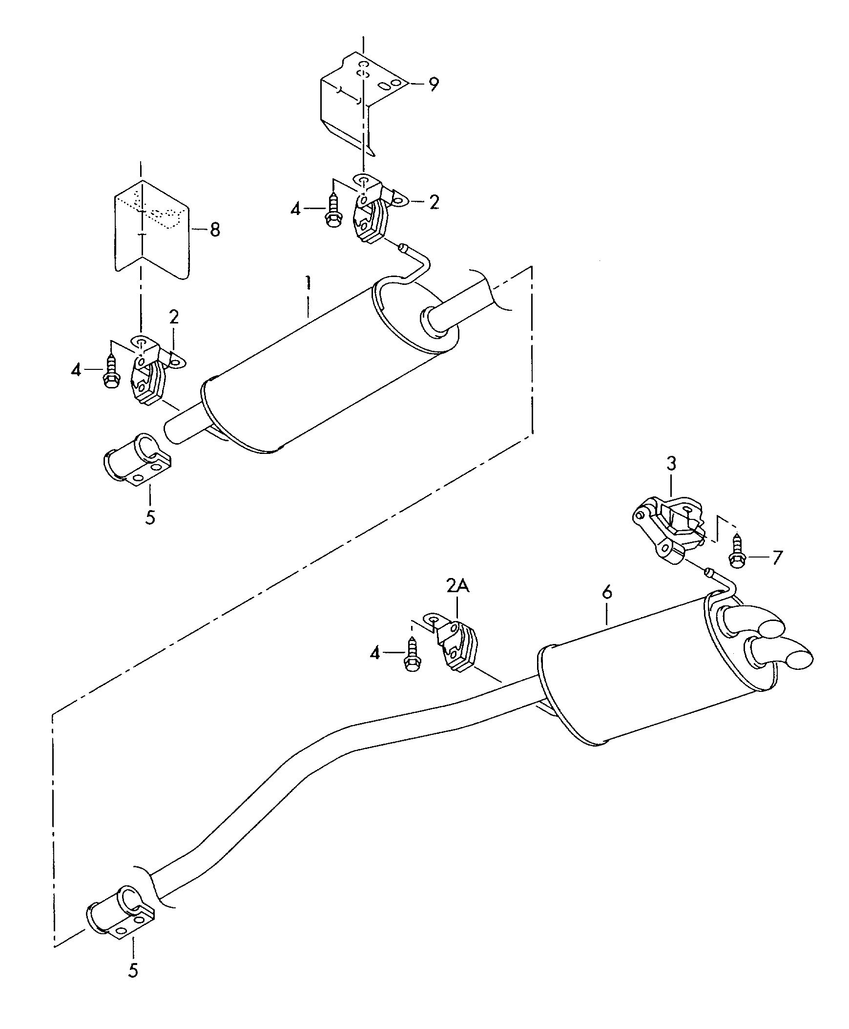 AUDI 7H0 253 141F - Łącznik rur, układ wydechowy parts5.com