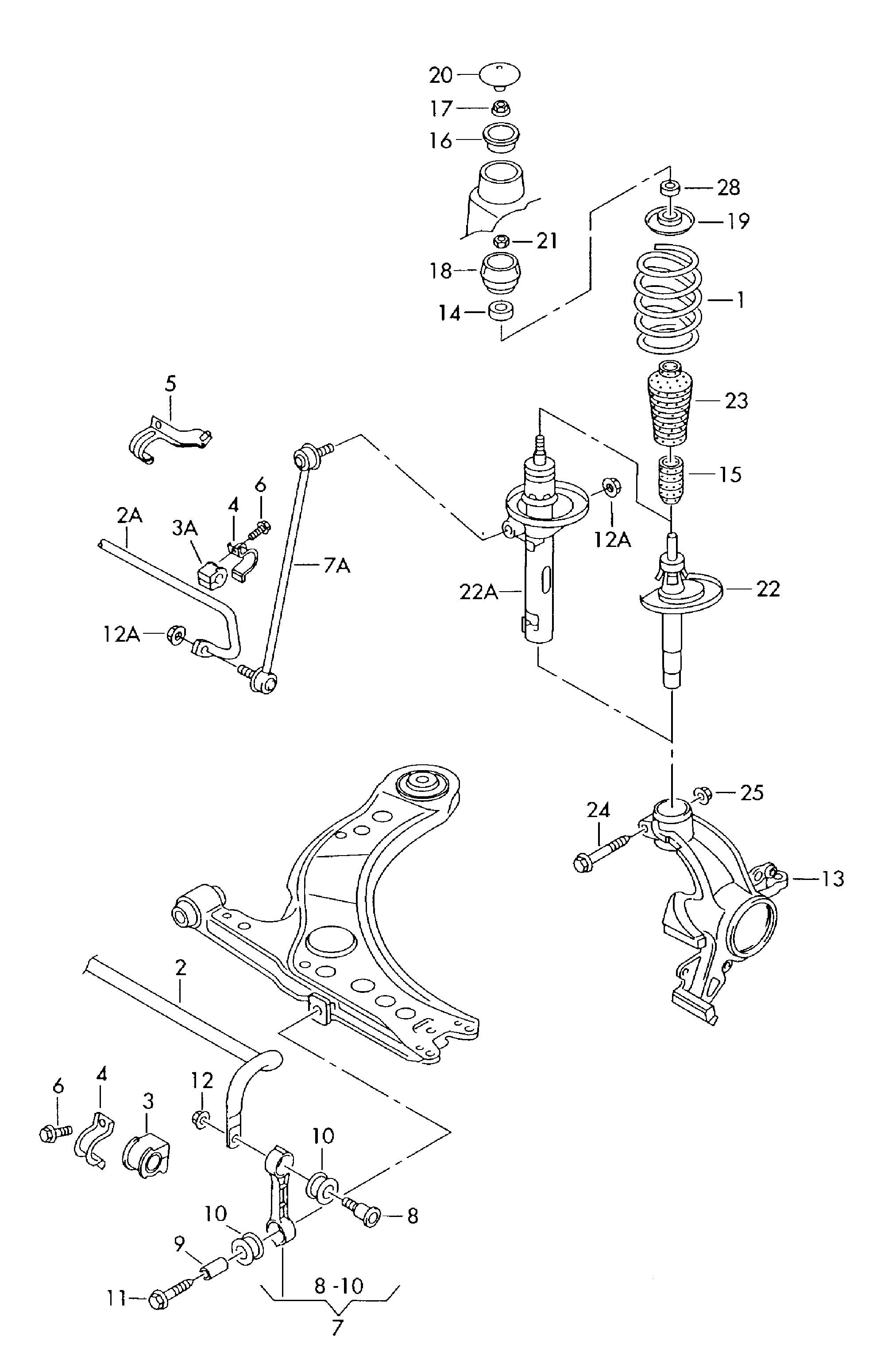 Seat 1J0 413 031 AE - Amortizor parts5.com