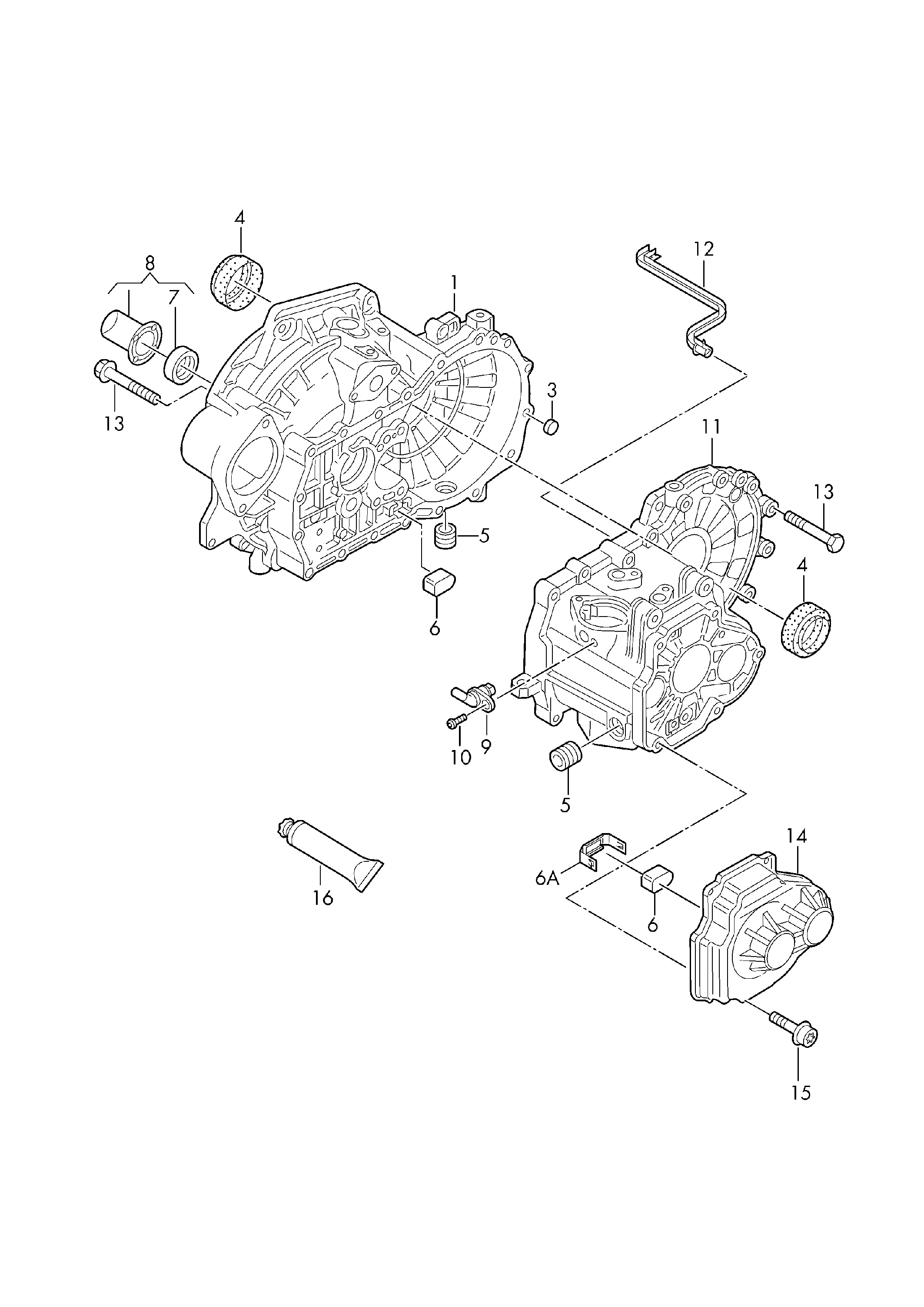 VW 02T 906 207 C - Sensor, Modul schimbare viteze parts5.com