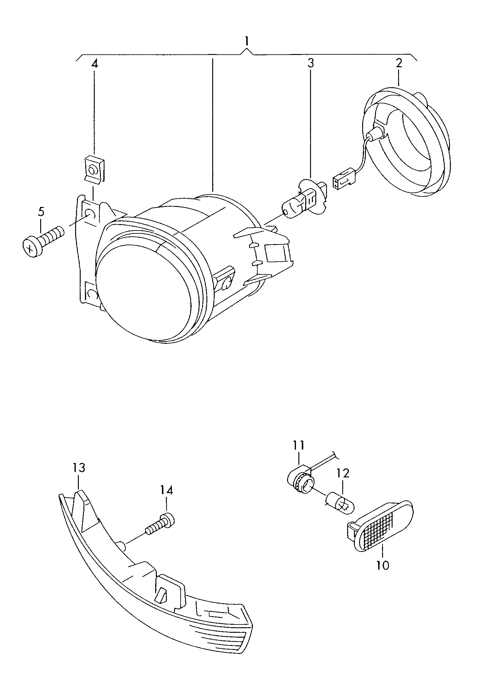 Skoda 1K0949101 - Outside Mirror parts5.com