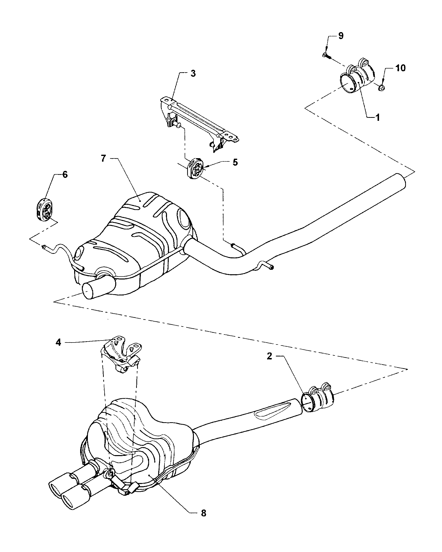 AUDI 1K0253144AT - Drżiak tlmiča výfuku parts5.com