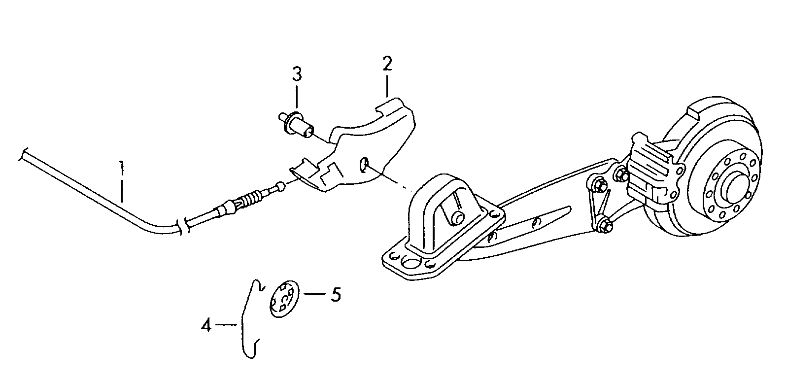 AUDI 1K0 609 721 AA - Cable de accionamiento, freno de estacionamiento parts5.com