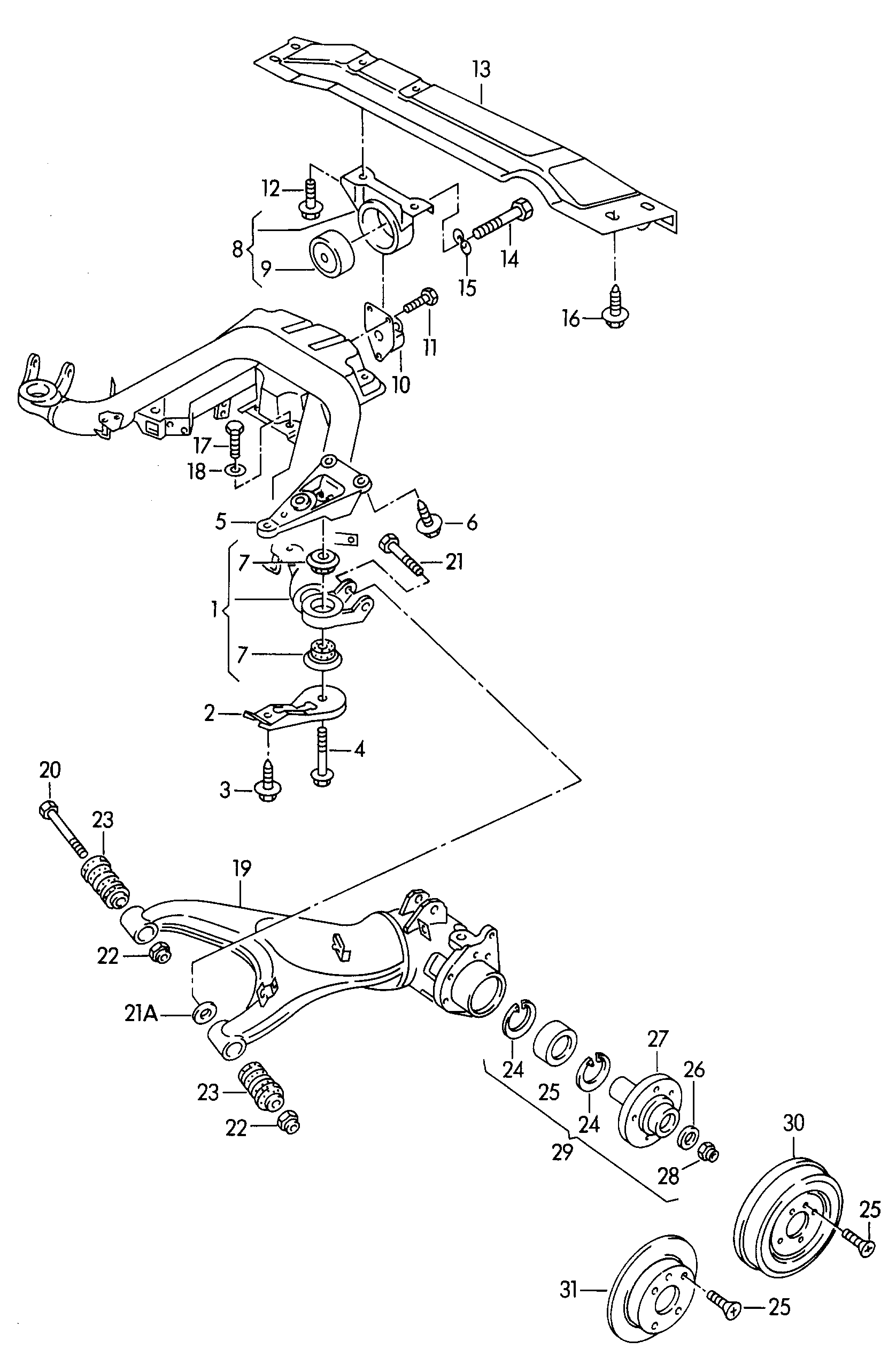 VAG 171407277 - Komplet ležaja točka parts5.com