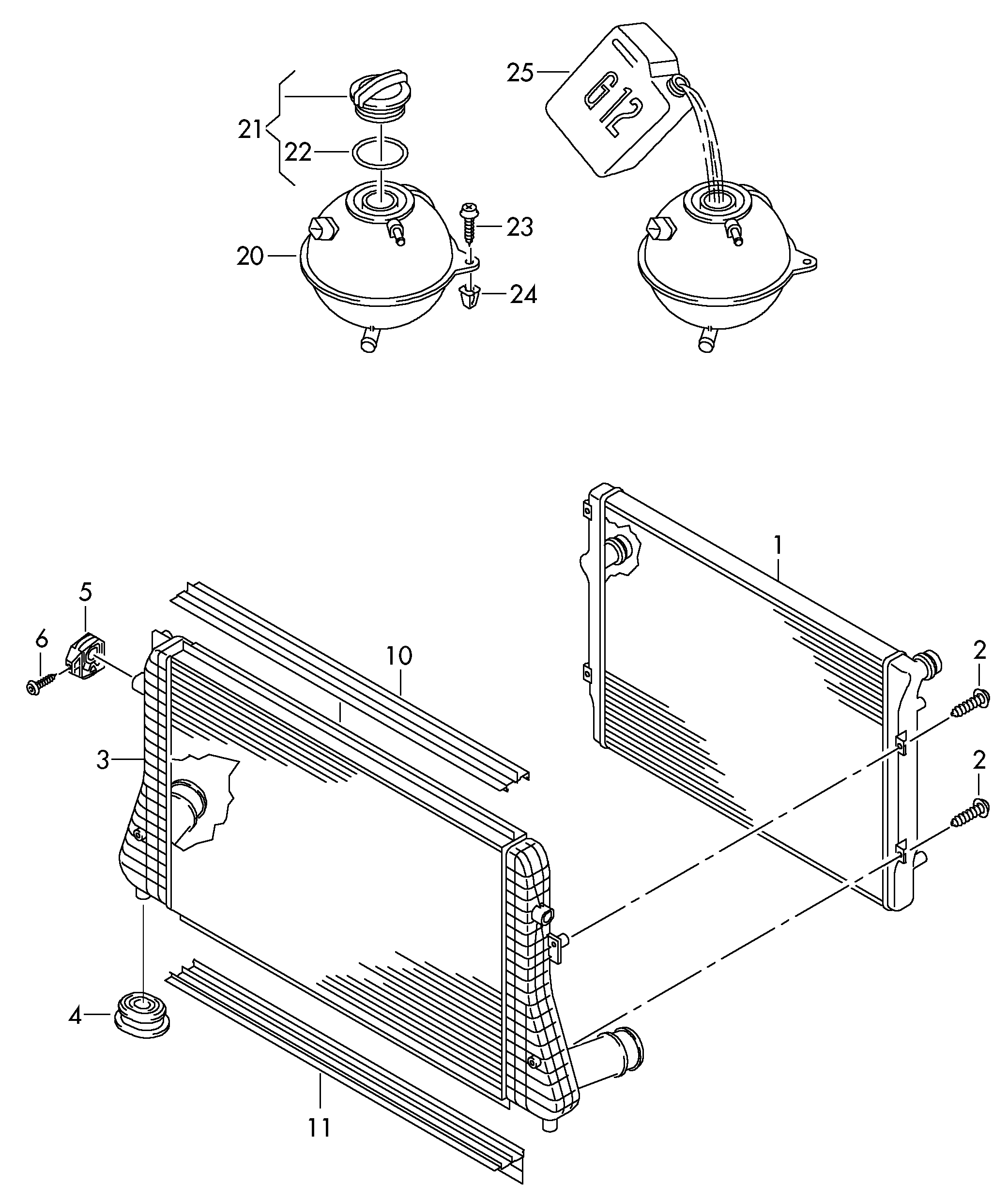 CUPRA 2Q0 121 321 A - Zárófedél, hűtőfolyadék-tartály parts5.com