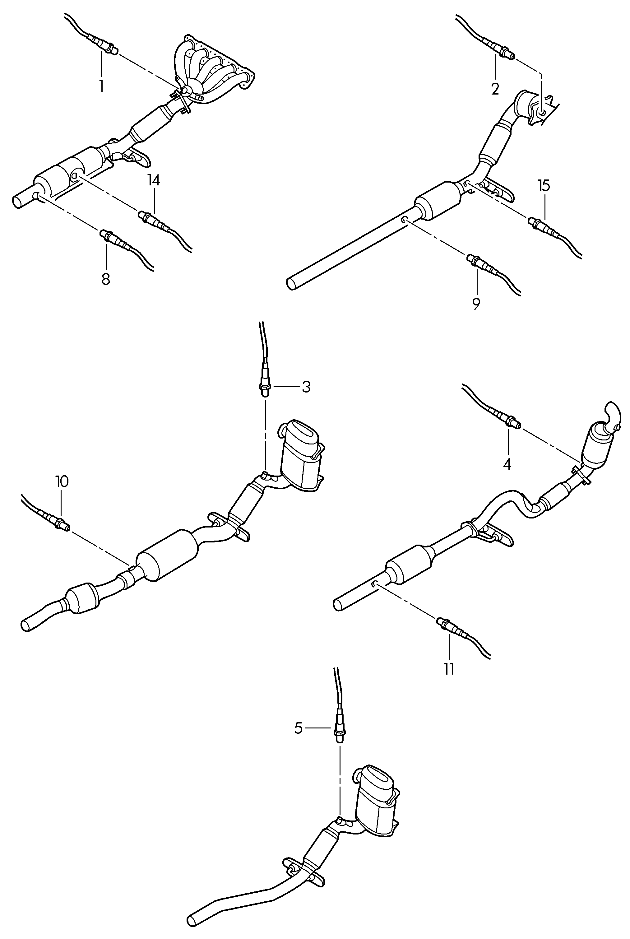 AUDI 1K0 998 262 T - Lambda Sensor parts5.com