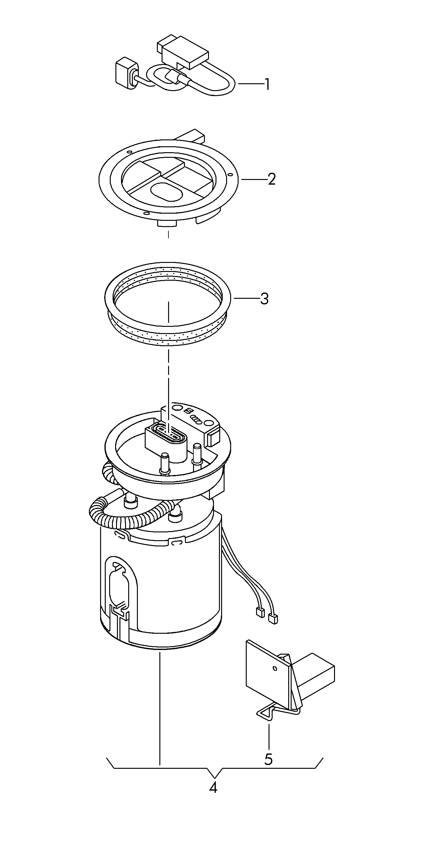 VAG 1K0919051DA - Fuel delivery unit and sender for fuel gauge parts5.com