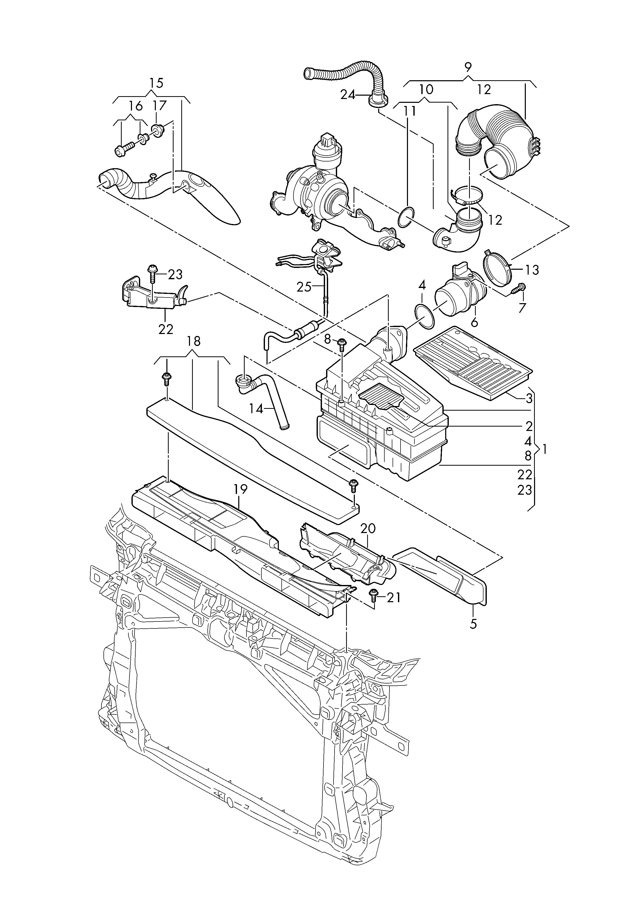 Seat 5Q0129620C - Filtru aer parts5.com