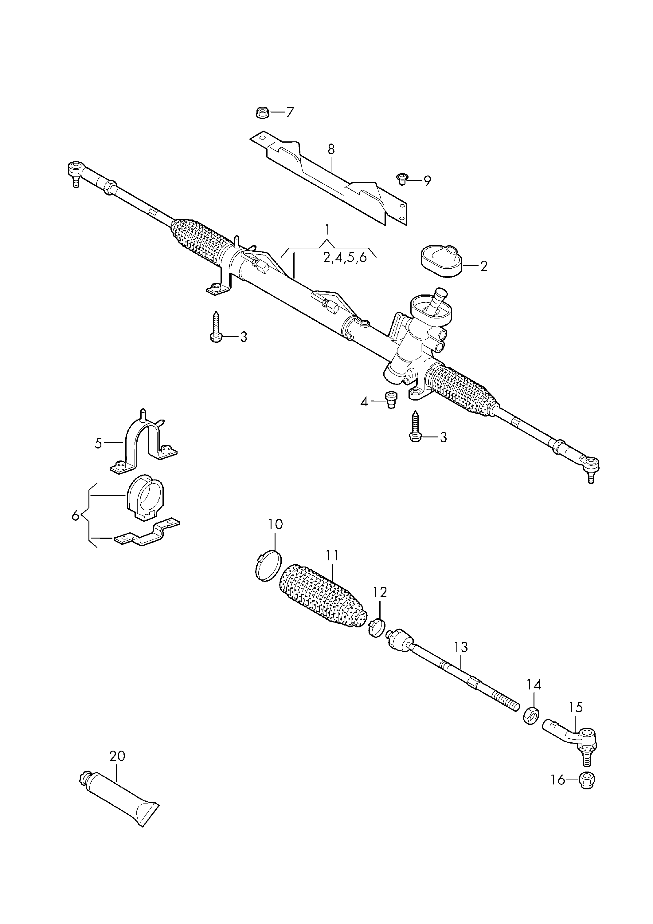 VW 561423810 - Axialgelenk, Spurstange parts5.com