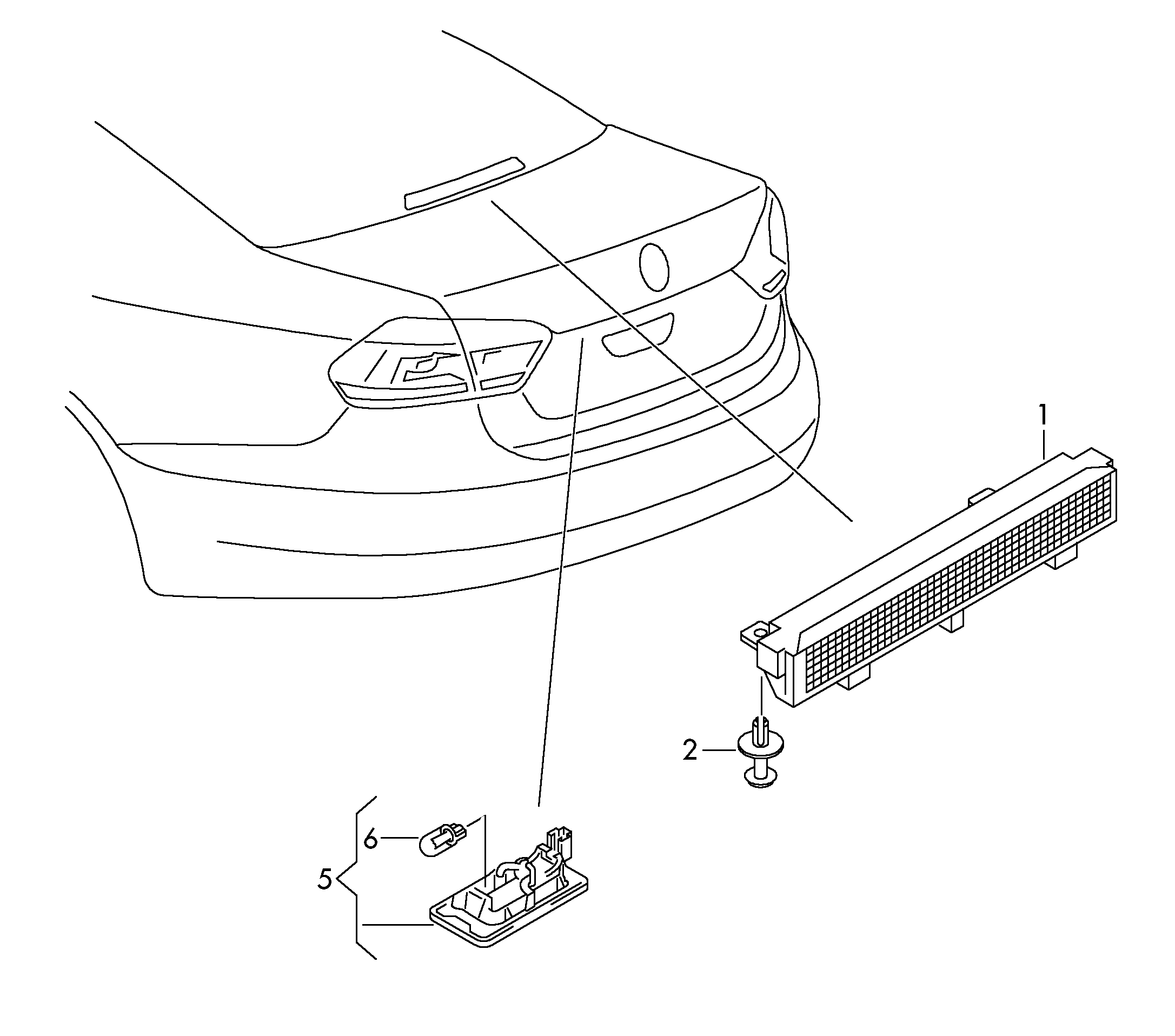 Skoda 5N0943021A - Φωτισμός πινακίδας κυκλοφορίας parts5.com