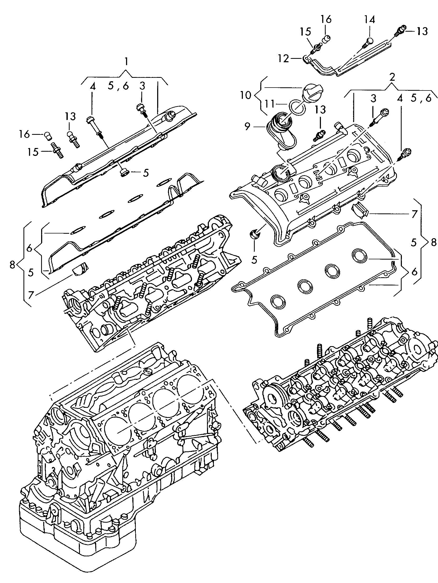 VW 049103491 - Zestaw łańcucha rozrządu parts5.com