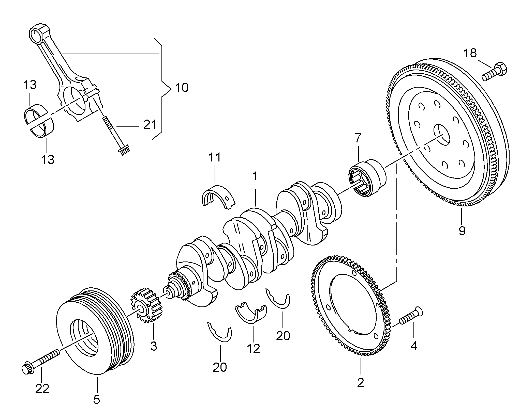 VW 06K 105 243 D - Jermenica,rocicna gred parts5.com