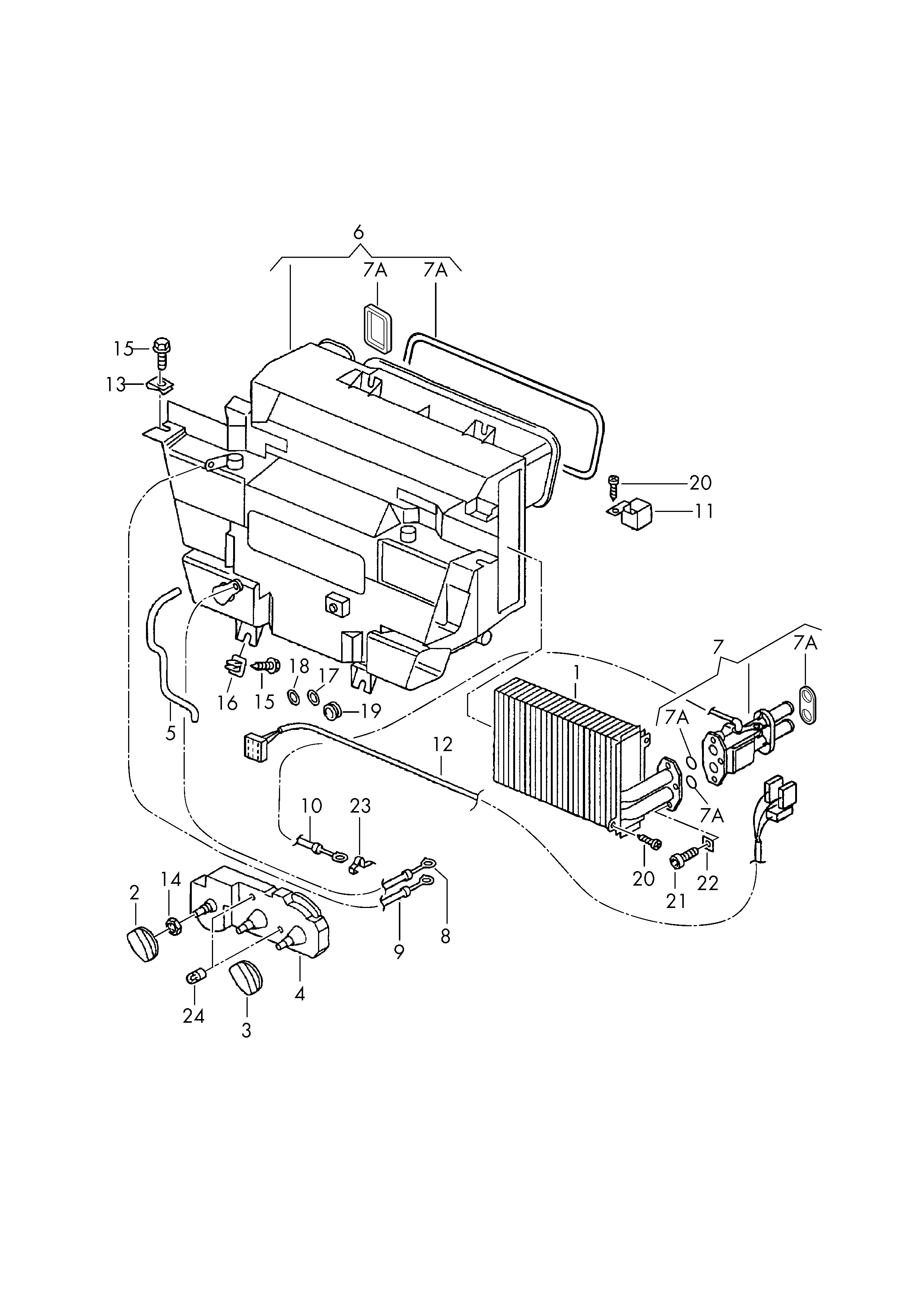 VW 2D0 819 031 - Schimbator caldura, incalzire habitaclu parts5.com