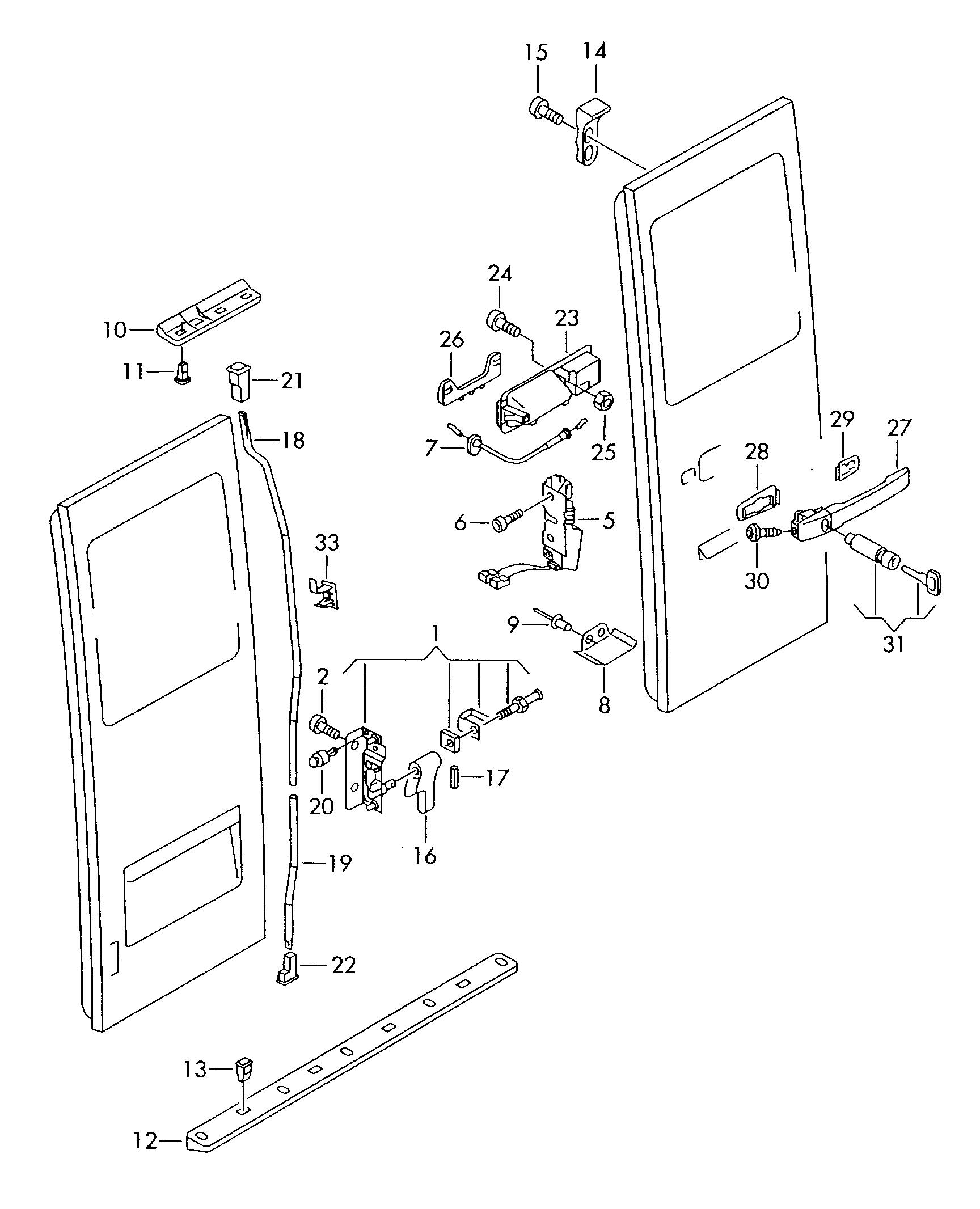 VW 2D1 863 487 - Tapiterie usi parts5.com