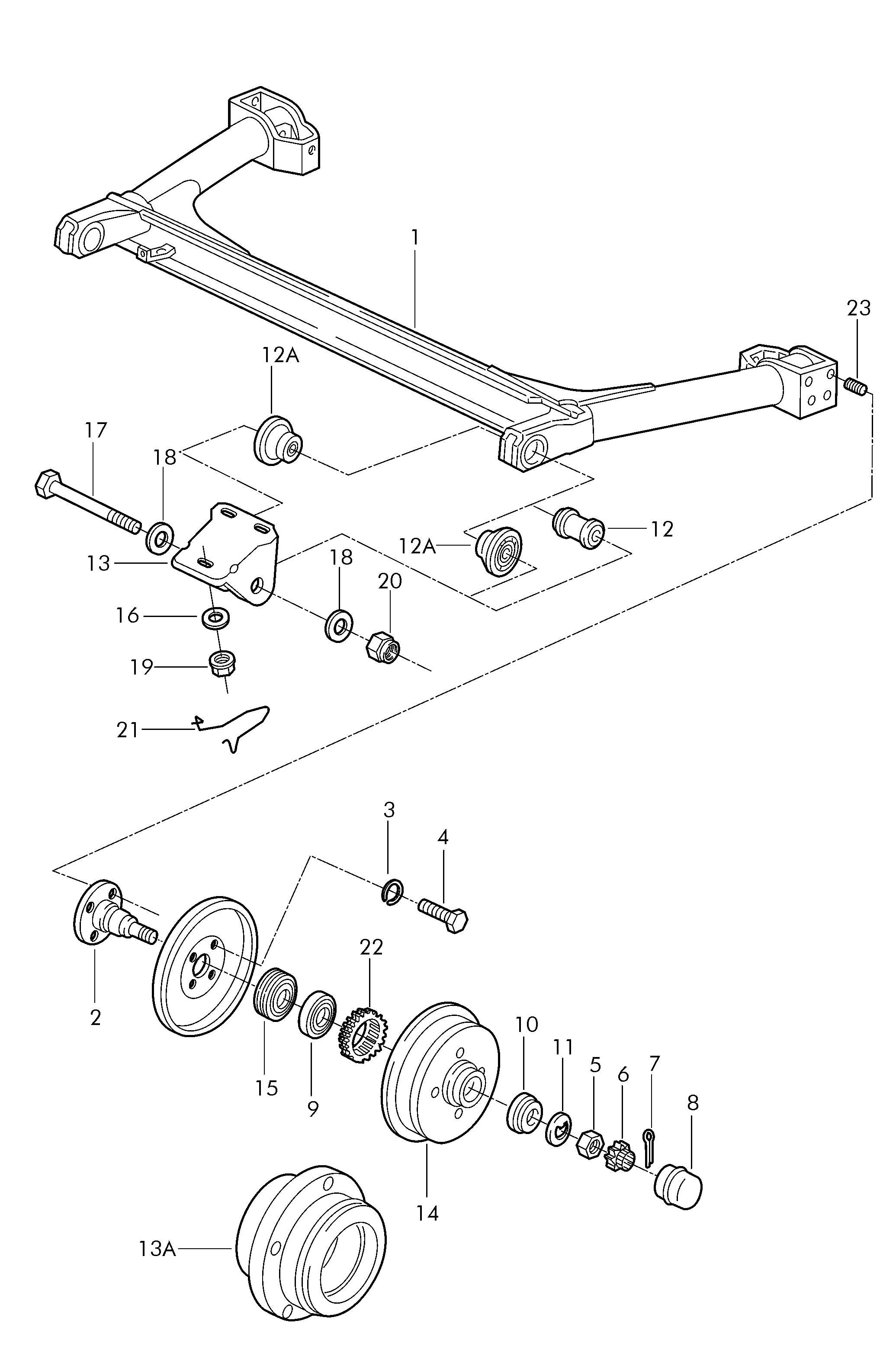 VAG APS 598 625 - Комплект колесен лагер parts5.com