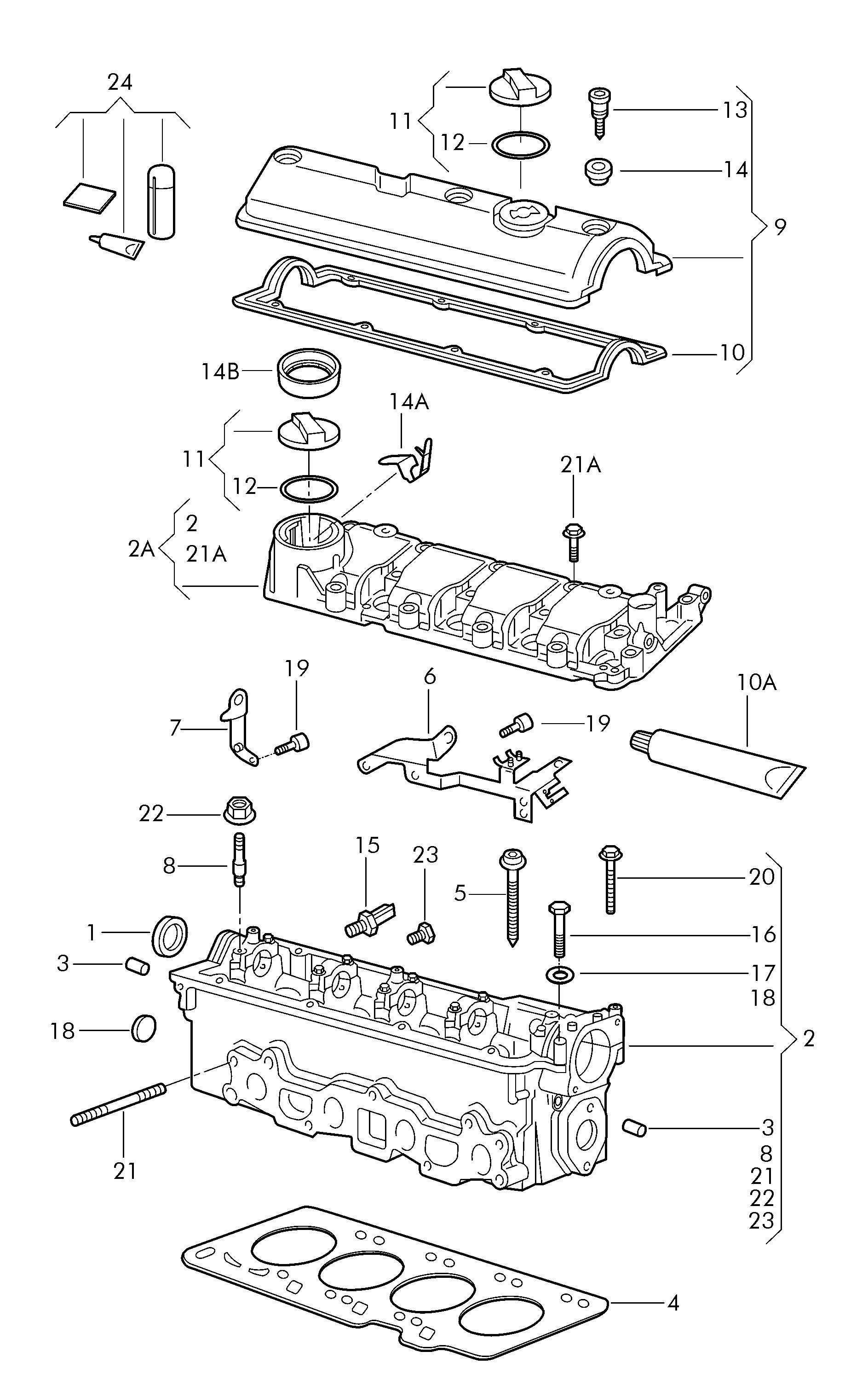 Skoda N   011 914 8 - Bouchon de dilatation parts5.com